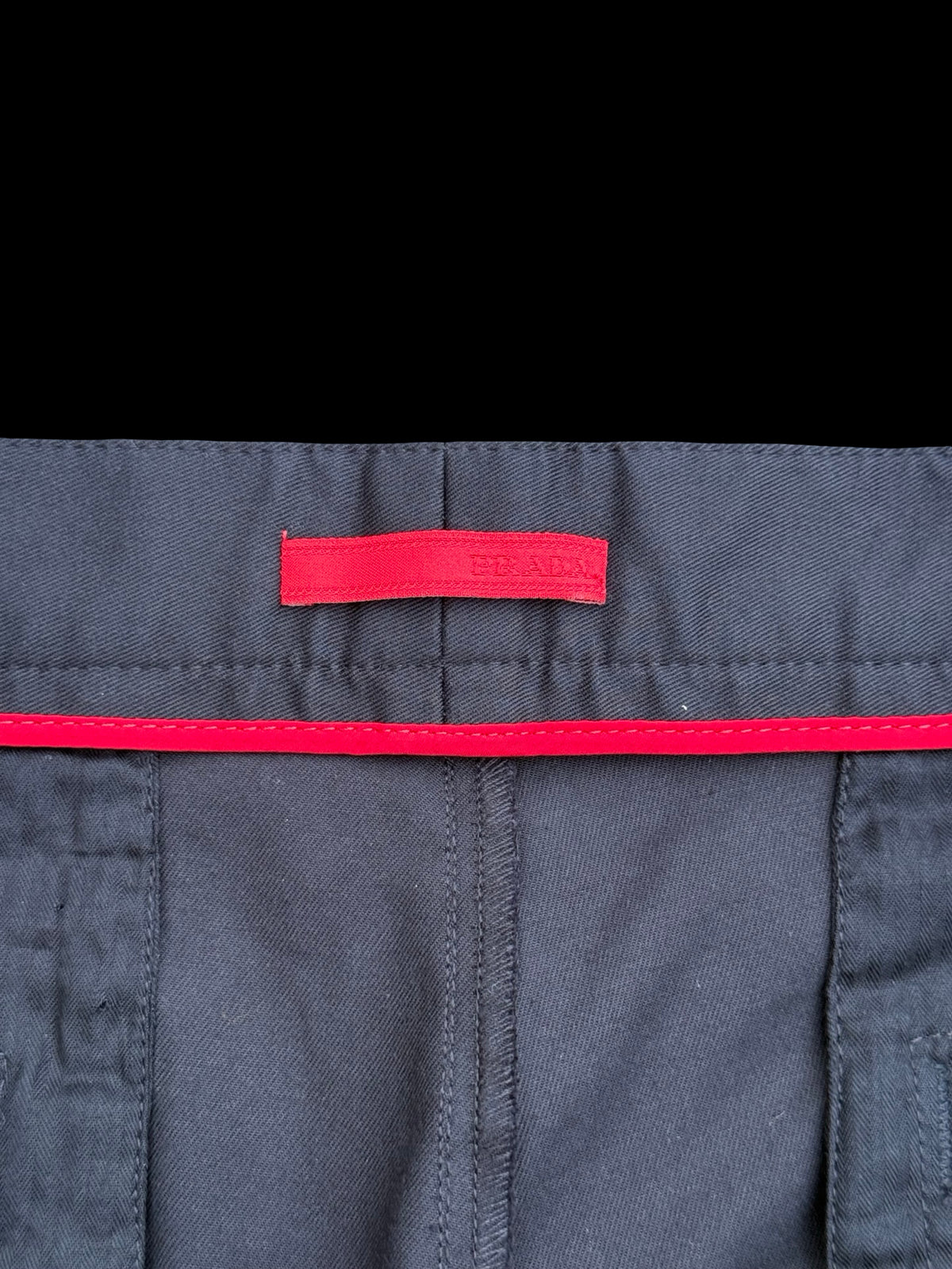 Men’s Prada Dark Navy Chino Trousers Size IT52 W36L