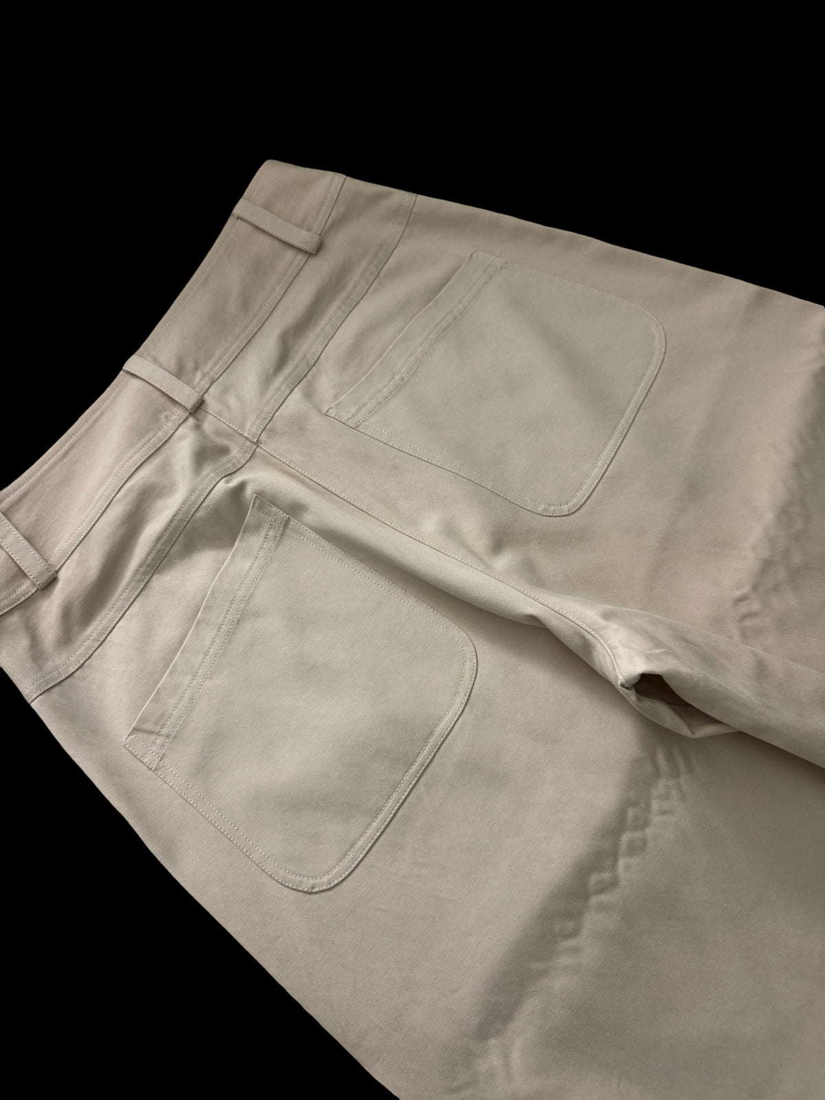 Ulla Johnson Neutral Stone Carrot Wide Leg Trousers US10 UK14
