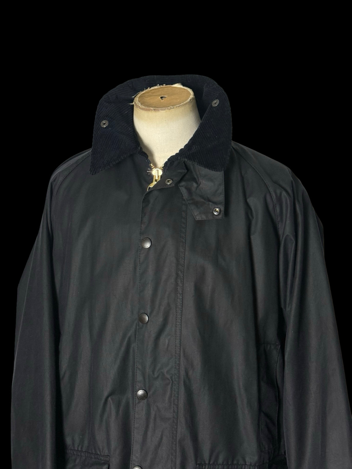 Men’s Barbour Beaufort Wax Jacket & Gilet Size 46” Dark Navy Blue