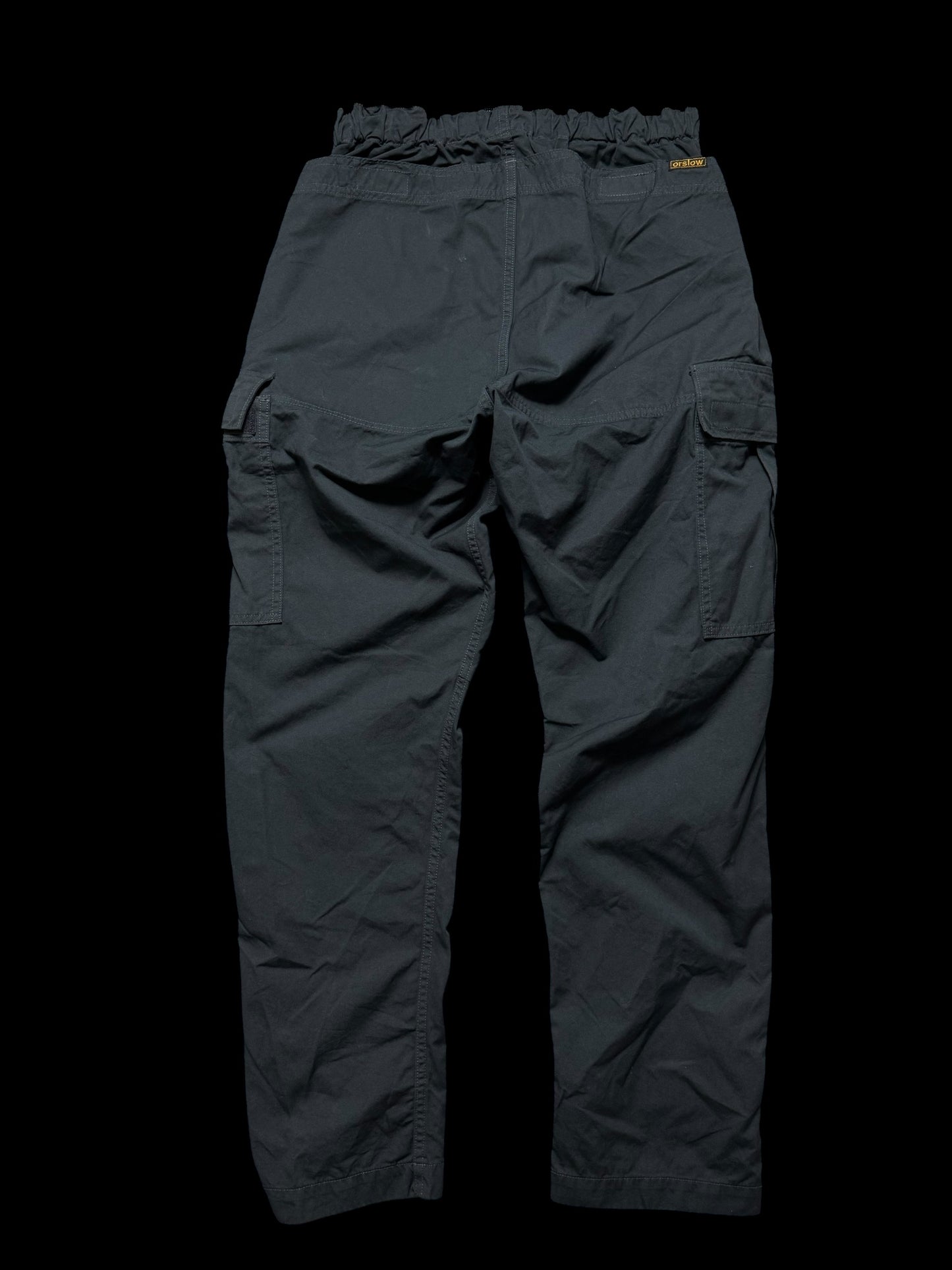 Men’s orSlow Easy Cargo Pants Grey Size Small