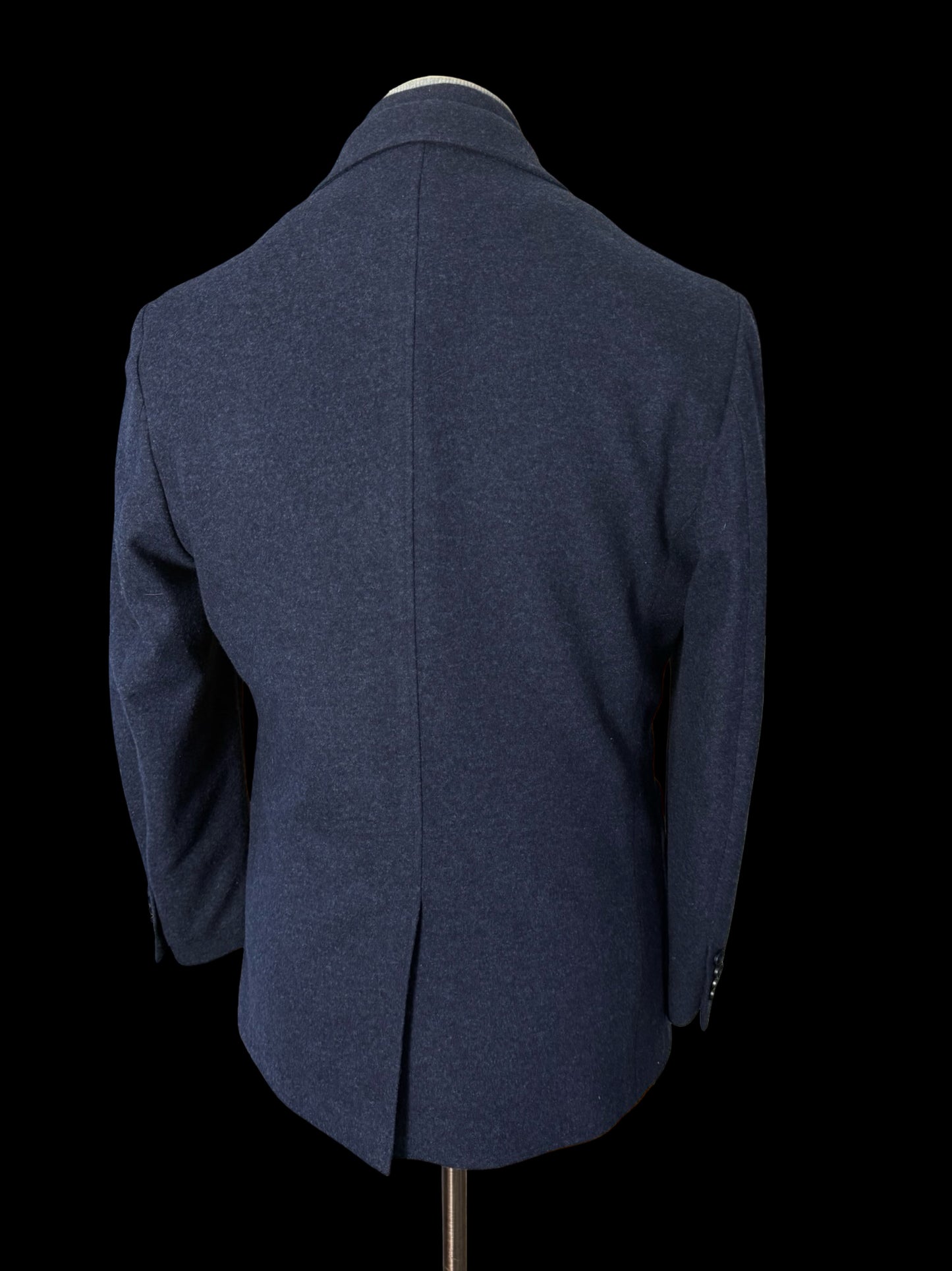 Barrington & Ayre Navy Drago Flannel Wool Jacket 38” Bib Insert RRP £995