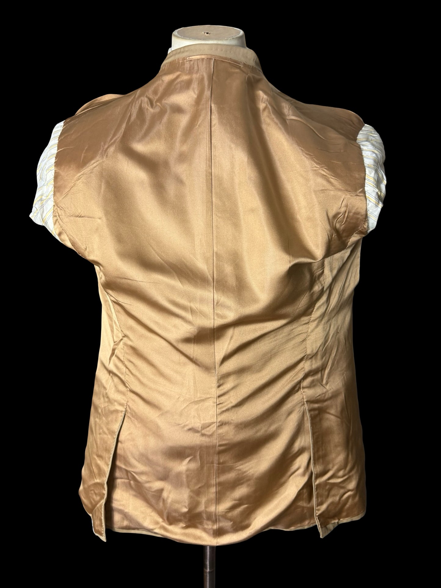 Bespoke Tommy Giulio Caraceni Tan Brown Suit 41S/ W34” 2 Roll 3