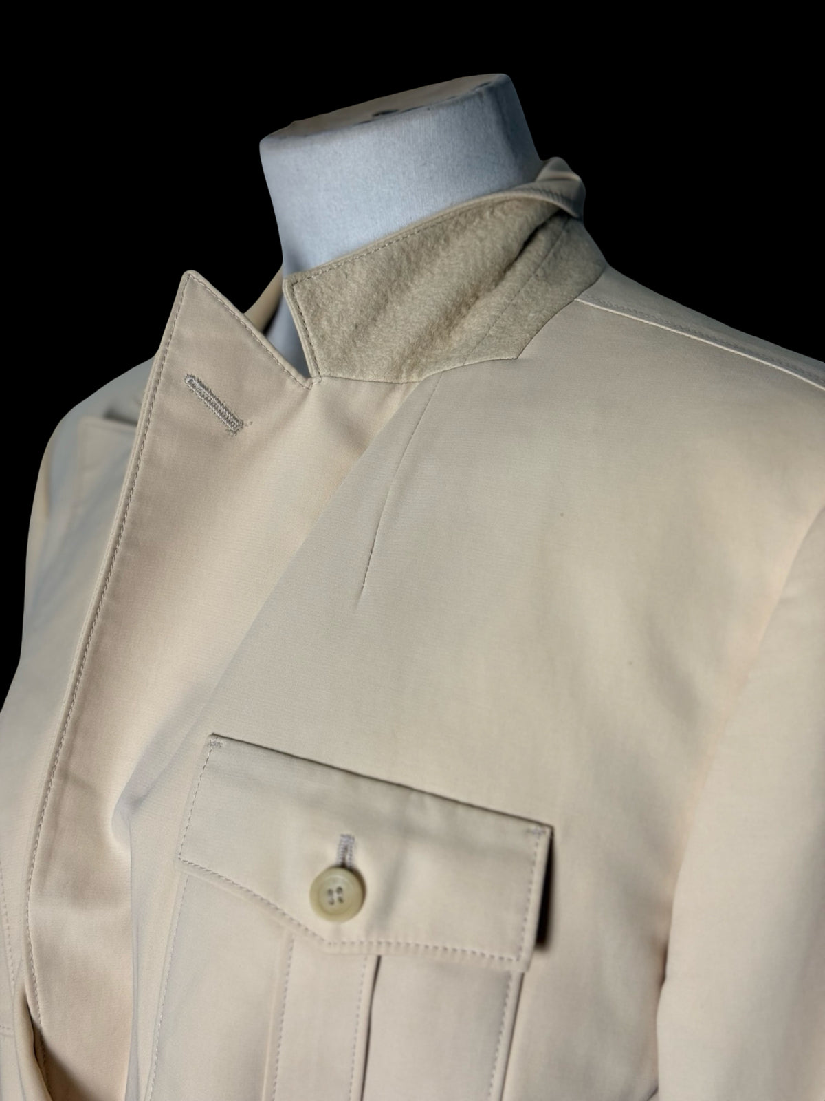 Vintage Women’s Gucci Tom Ford Era Cream Safari Jacket Belted IT46 UK14 Rare