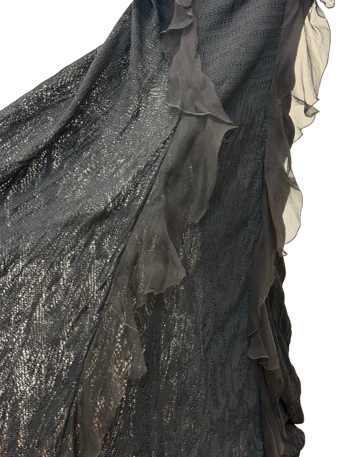 Christian Dior John Galliano 2003 ‘Tough Chic’ Evening Dress UK14 F42 US10