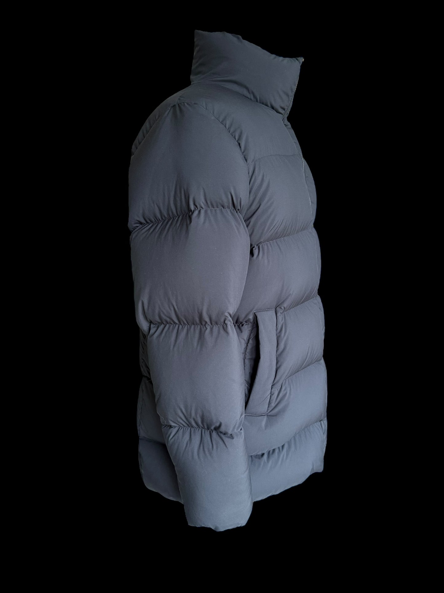 Men’s Pyrenex Down Jacket Size Large Navy & Rosignol Hat & Ski Gloves