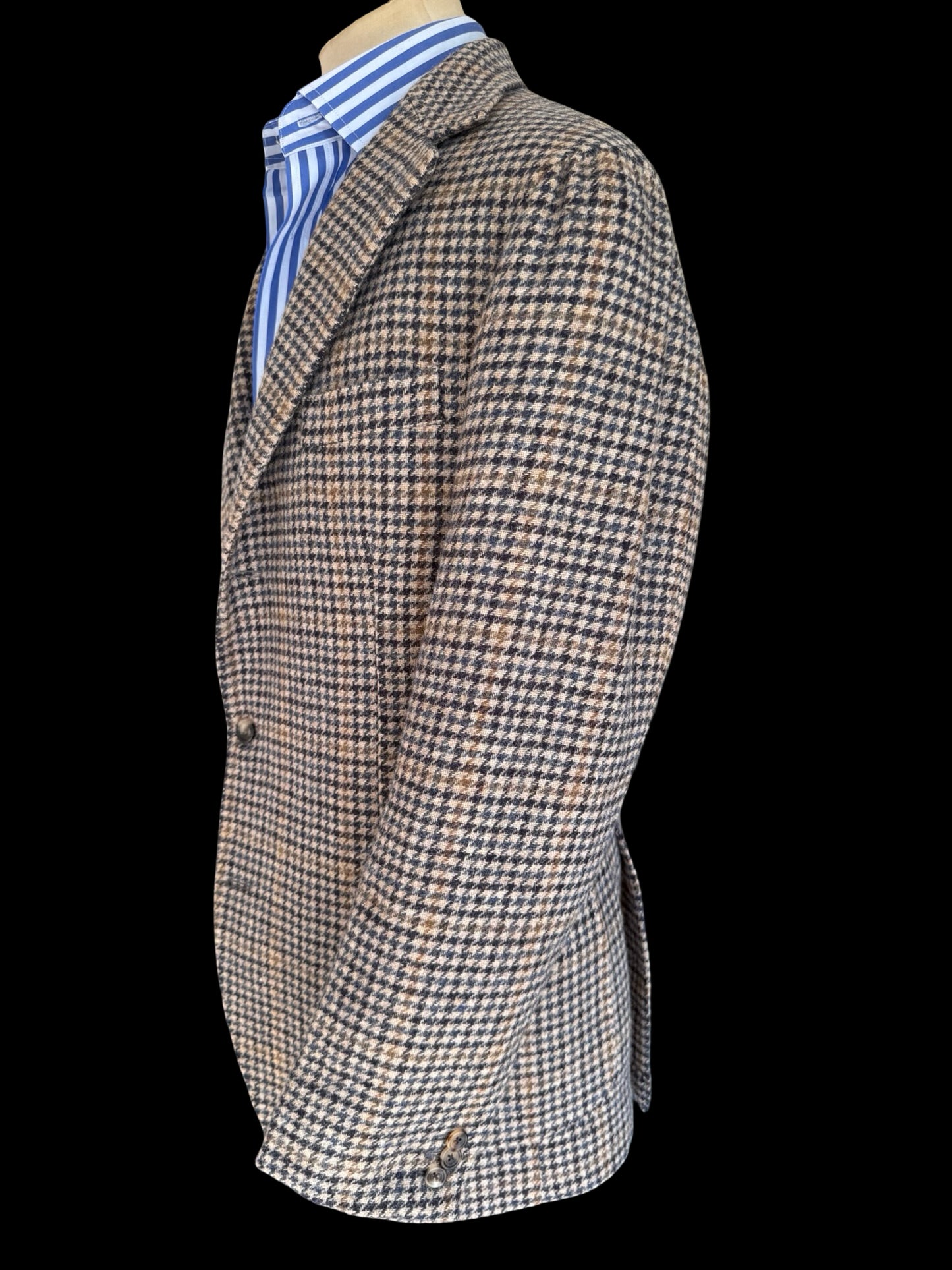 Natalino Houndstooth Check Wool Tweed Sport Jacket 44R RRP £480