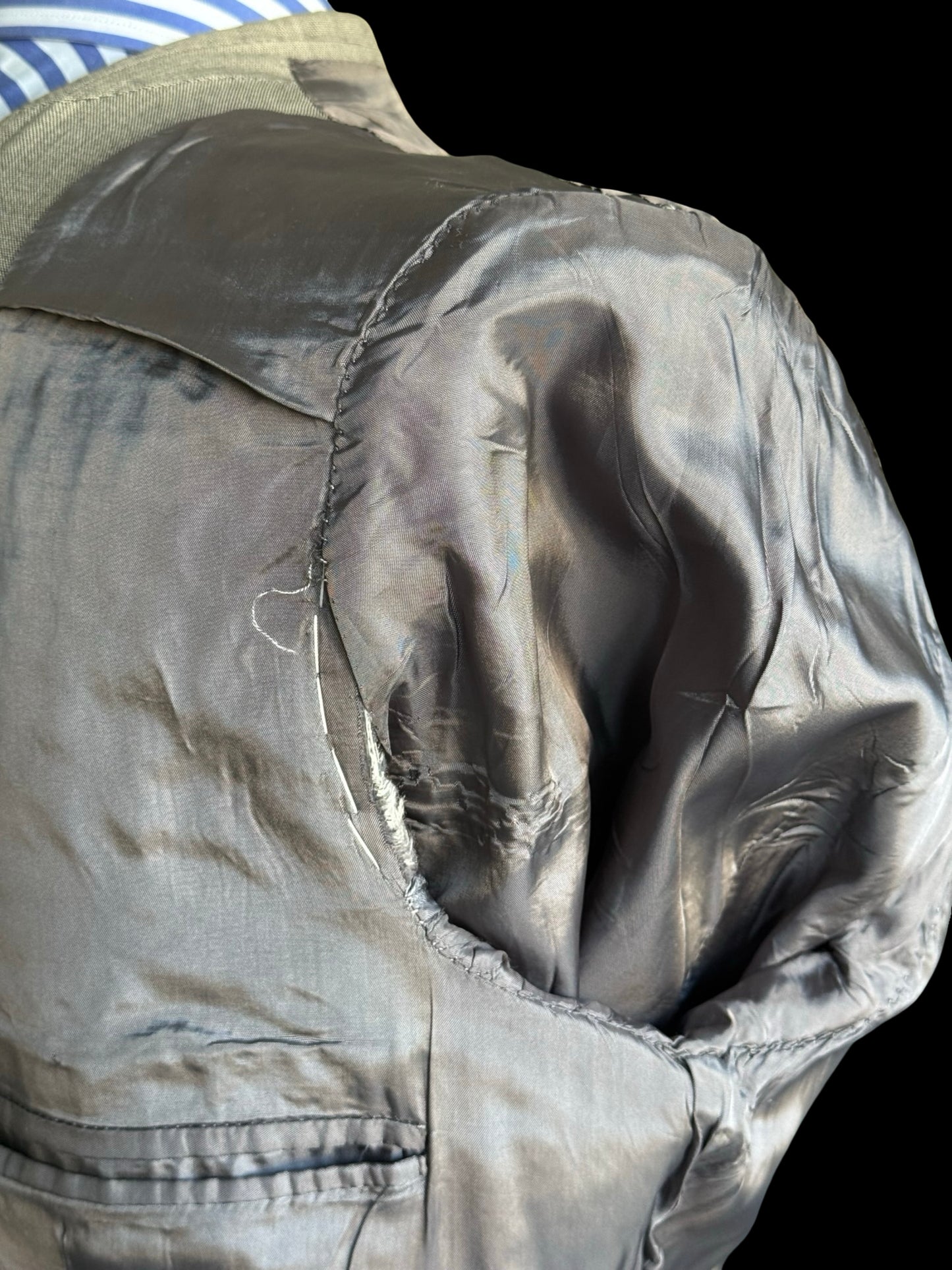 Bespoke John Kent Light Grey Suit 42L /W38L Lightweight Wool Full Canvas Savile Row