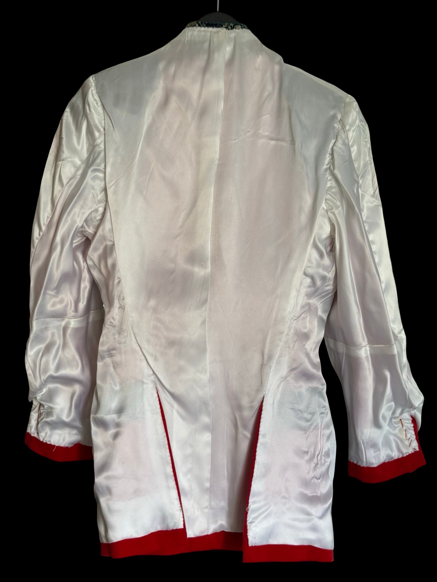 Bespoke John Kent (Kent Haste) Red Velvet Dinner Jacket Chest Size 32”