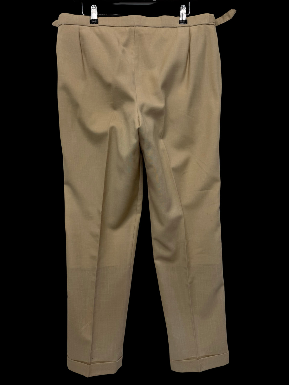 Bespoke 80’s Furness & Duke Tropical Wool Beige Suit 42R / W36R Savile Row