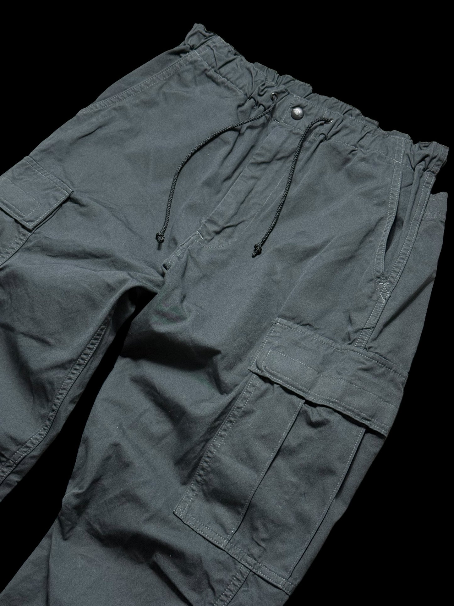 Men’s orSlow Easy Cargo Pants Grey Size Small