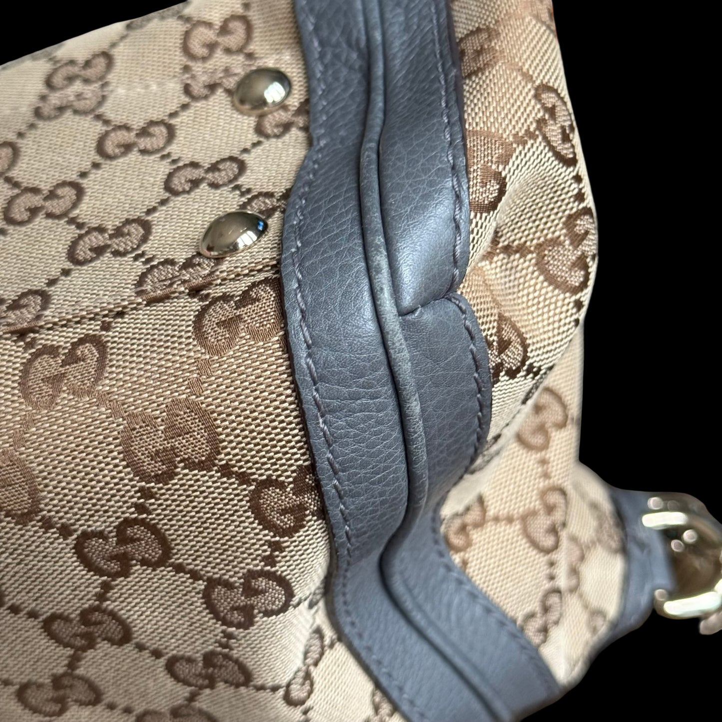 Women’s Gucci Canvas GG Bella Satchel Bag Handbag