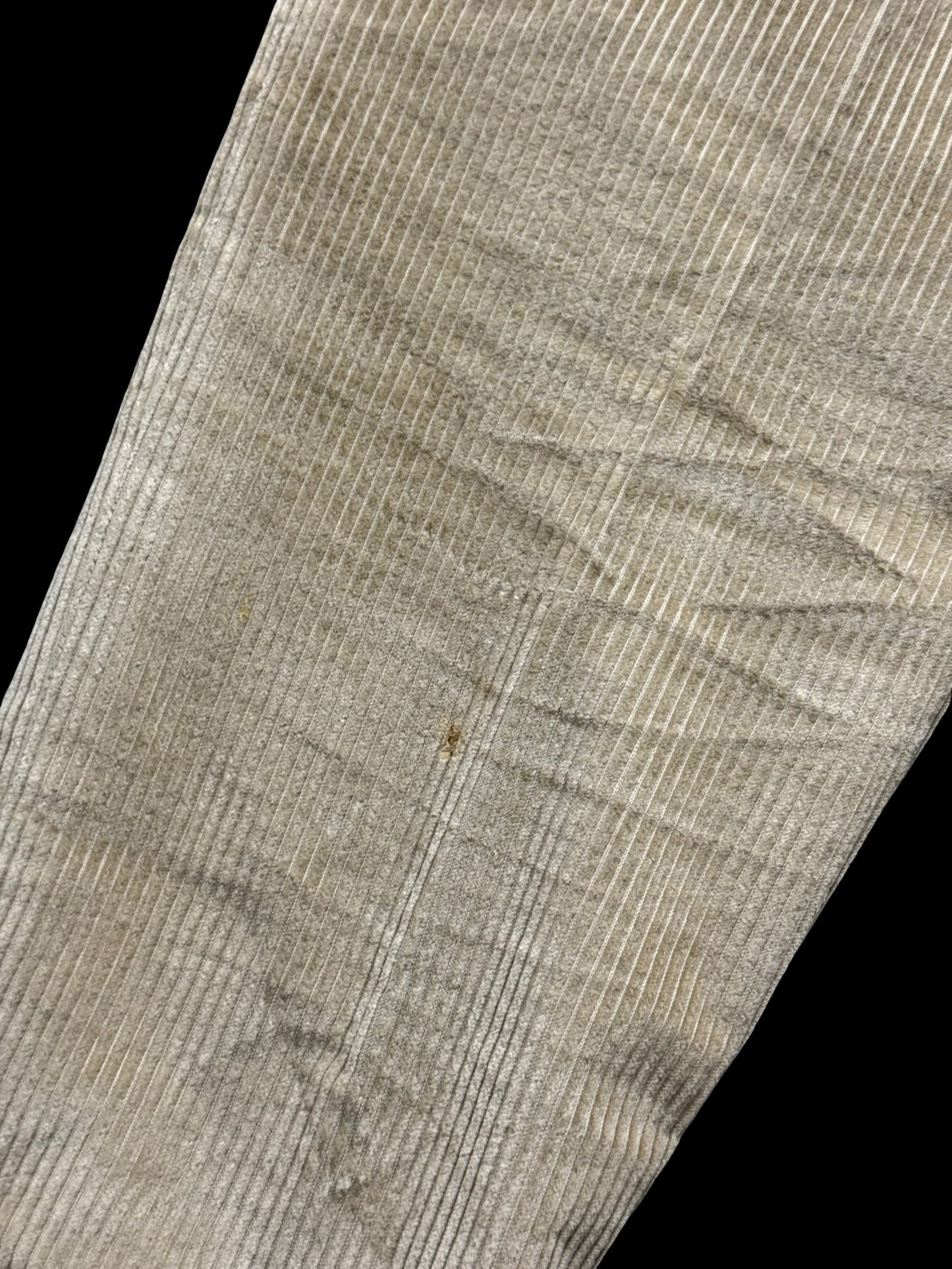Natalino Beige Corduroy Pleat Front Trousers W32S RRP £185