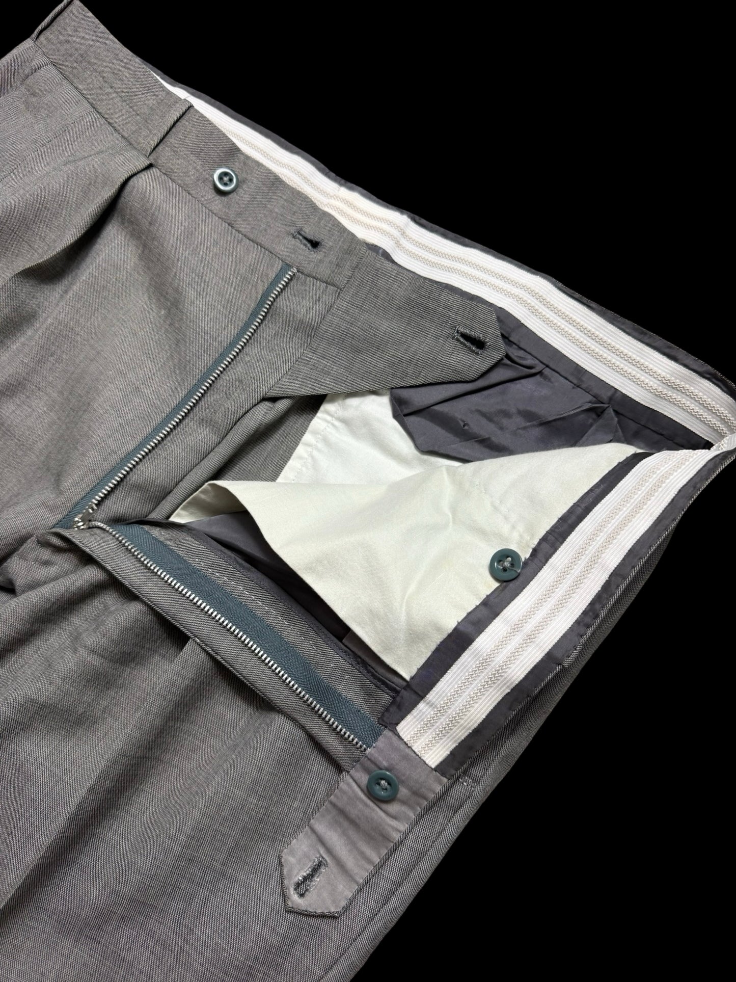 Bespoke John Kent Light Grey Suit 42L /W38L Lightweight Wool Full Canvas Savile Row