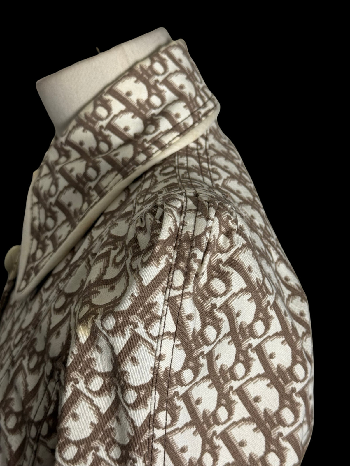 Christian Dior John Galliano SS2005 Monogram Jacket UK10 IT42 Belted Archival