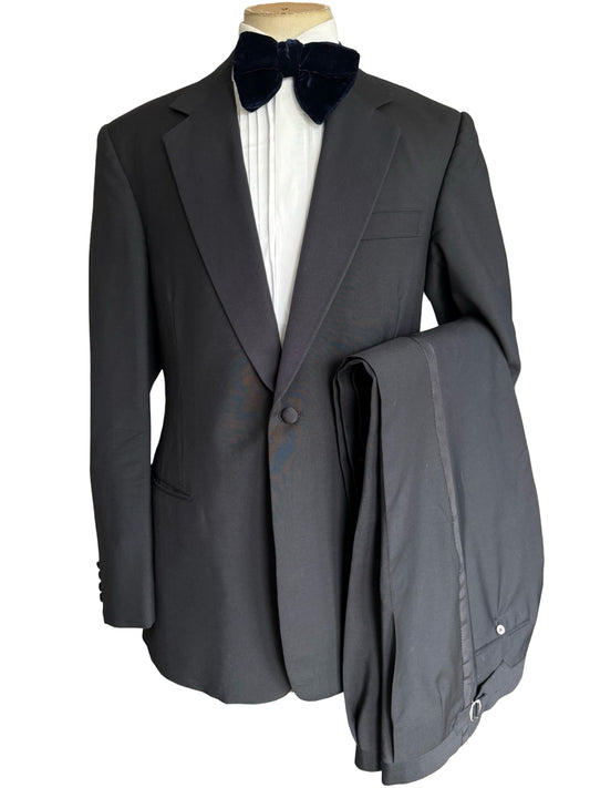 Bespoke Gieves & Hawkes Dinner Suit 42L / W38L Wool Mohair Full Canvas Tuxedo