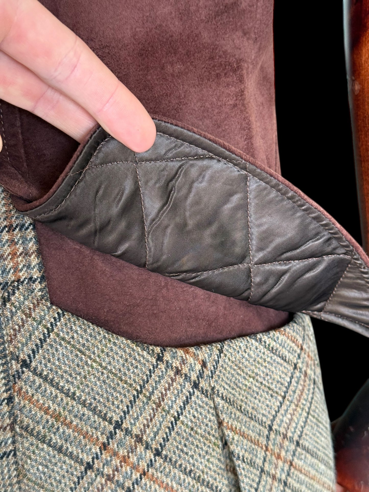 Holland & Cooper Tweed Field Vest UK14 Bourbon Tweed RRP £449