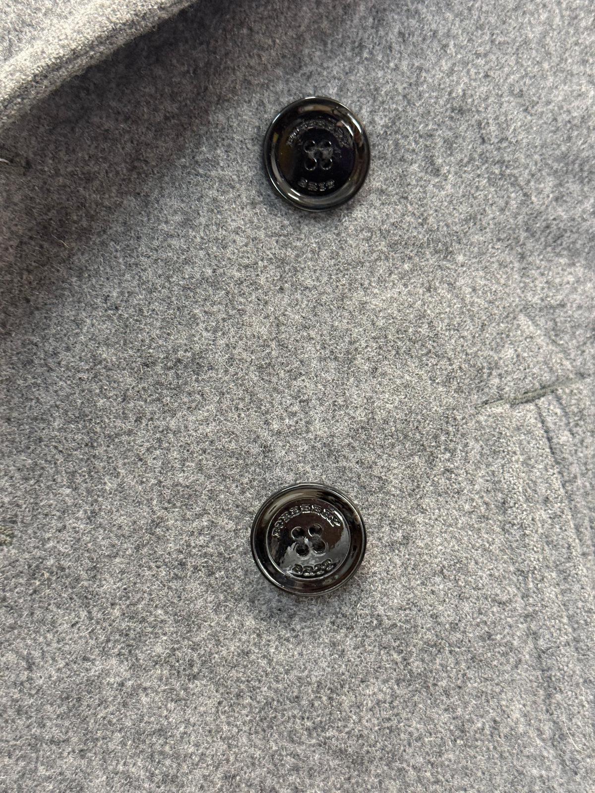 Men’s Burberry Brit Double Breasted Grey Peacoat Size XS RRP £1790