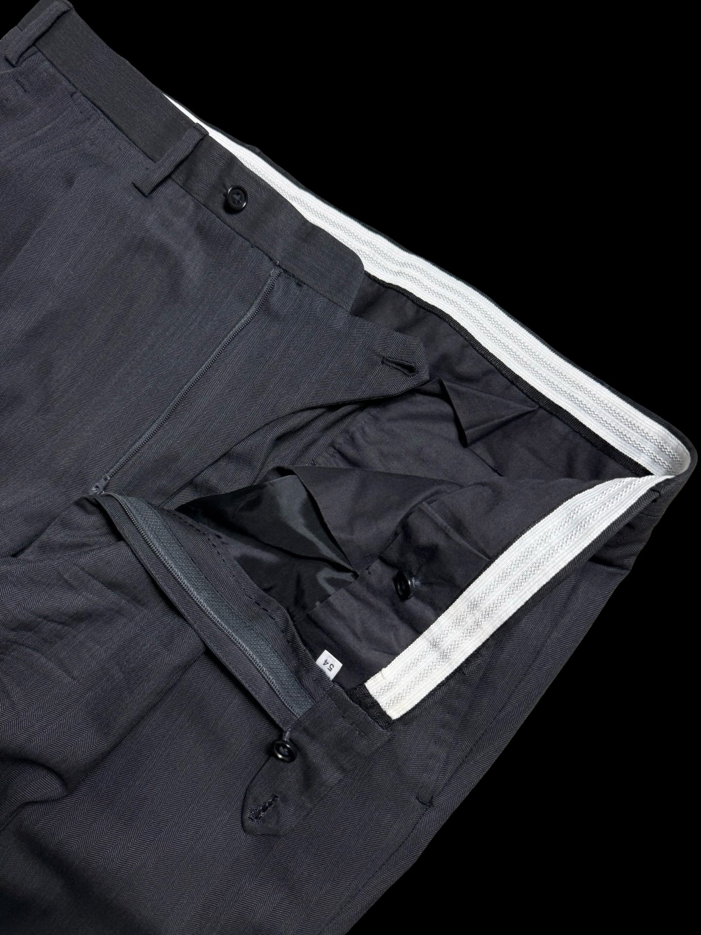 Kiton Grey Herringbone Suit 44L / W38L Diamante Blu Super 150’s 2 Roll 3