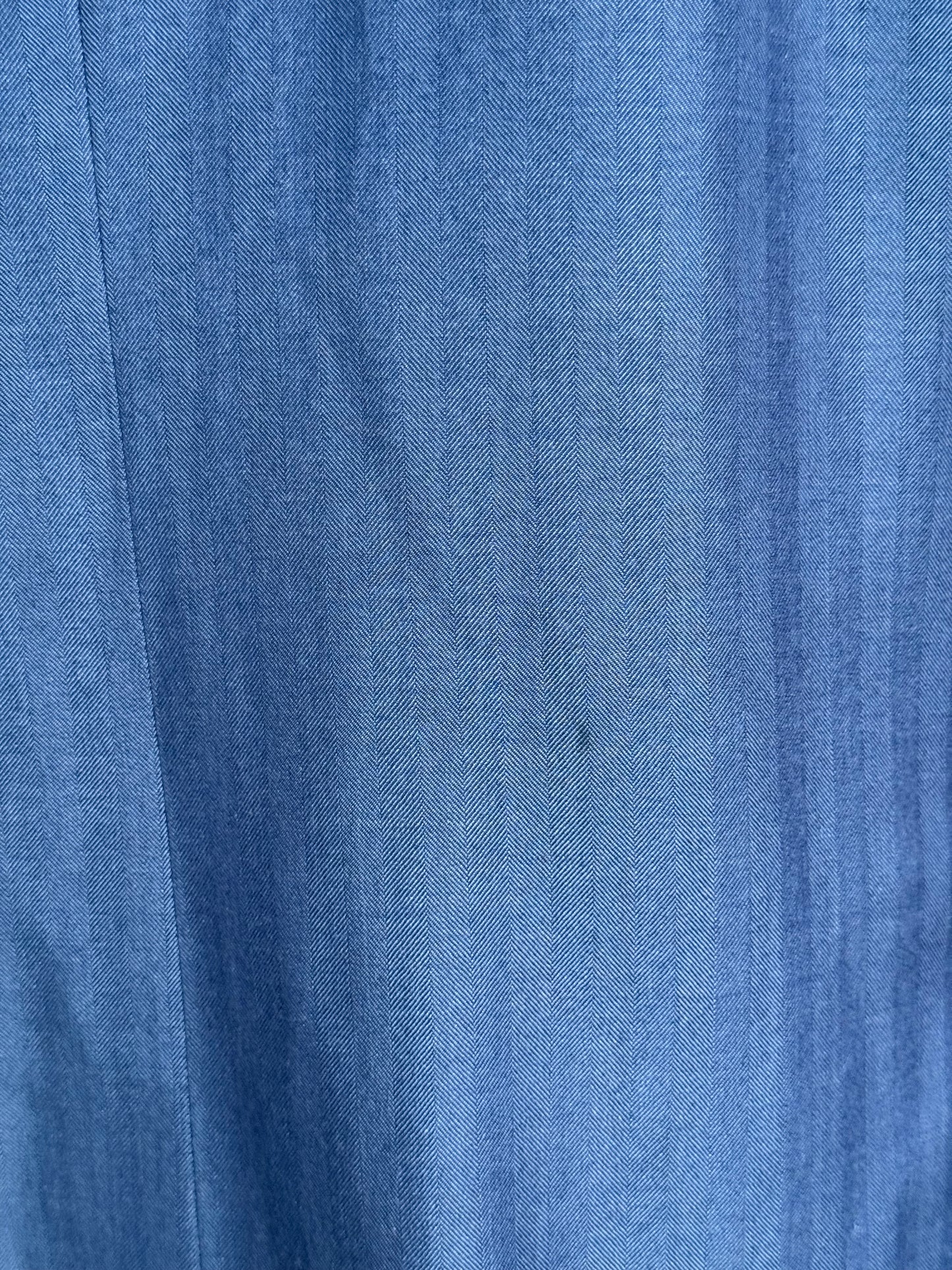 Savile Row Bespoke Blue Herringbone Sport Coat 44/45R Holland Sherry Cashique