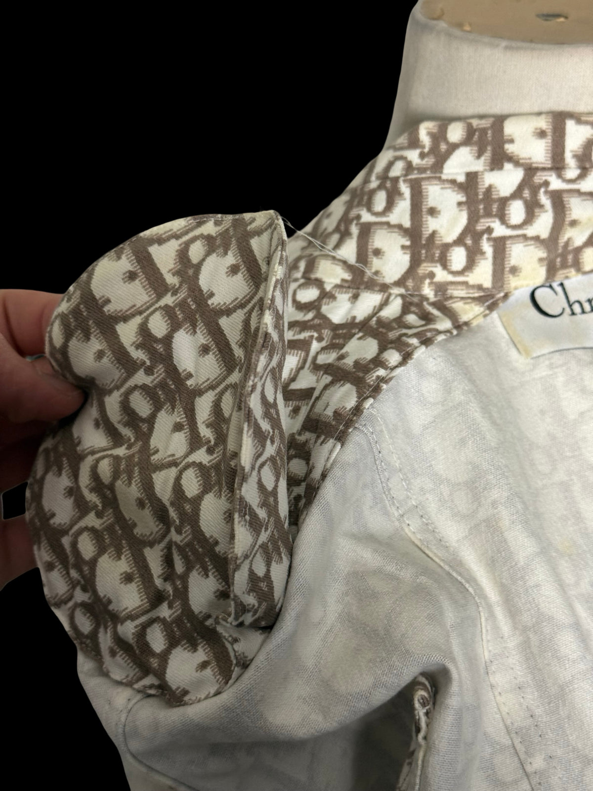 Christian Dior John Galliano SS2005 Monogram Jacket UK10 IT42 Belted Archival