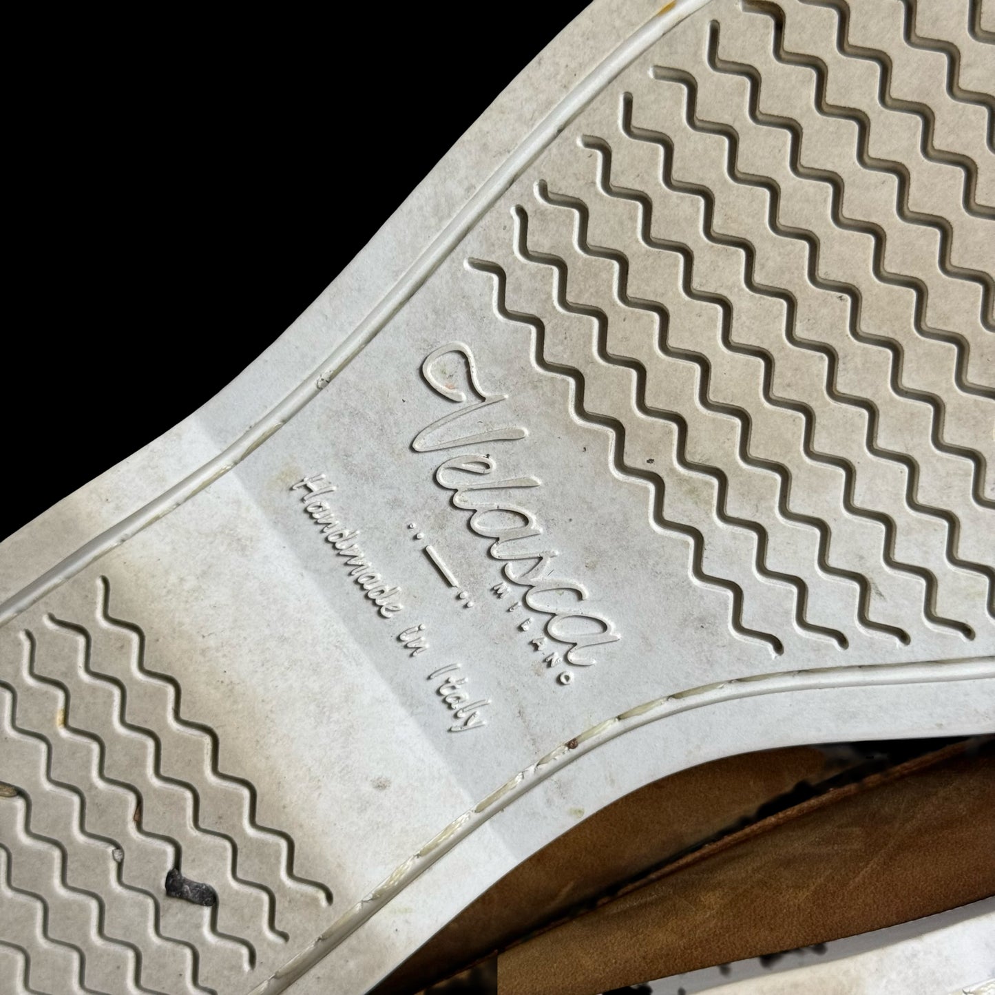 Velasca Milano Nubuck Leather Penny Loafers 40 UK6 Tan Brown Handmade In Italy