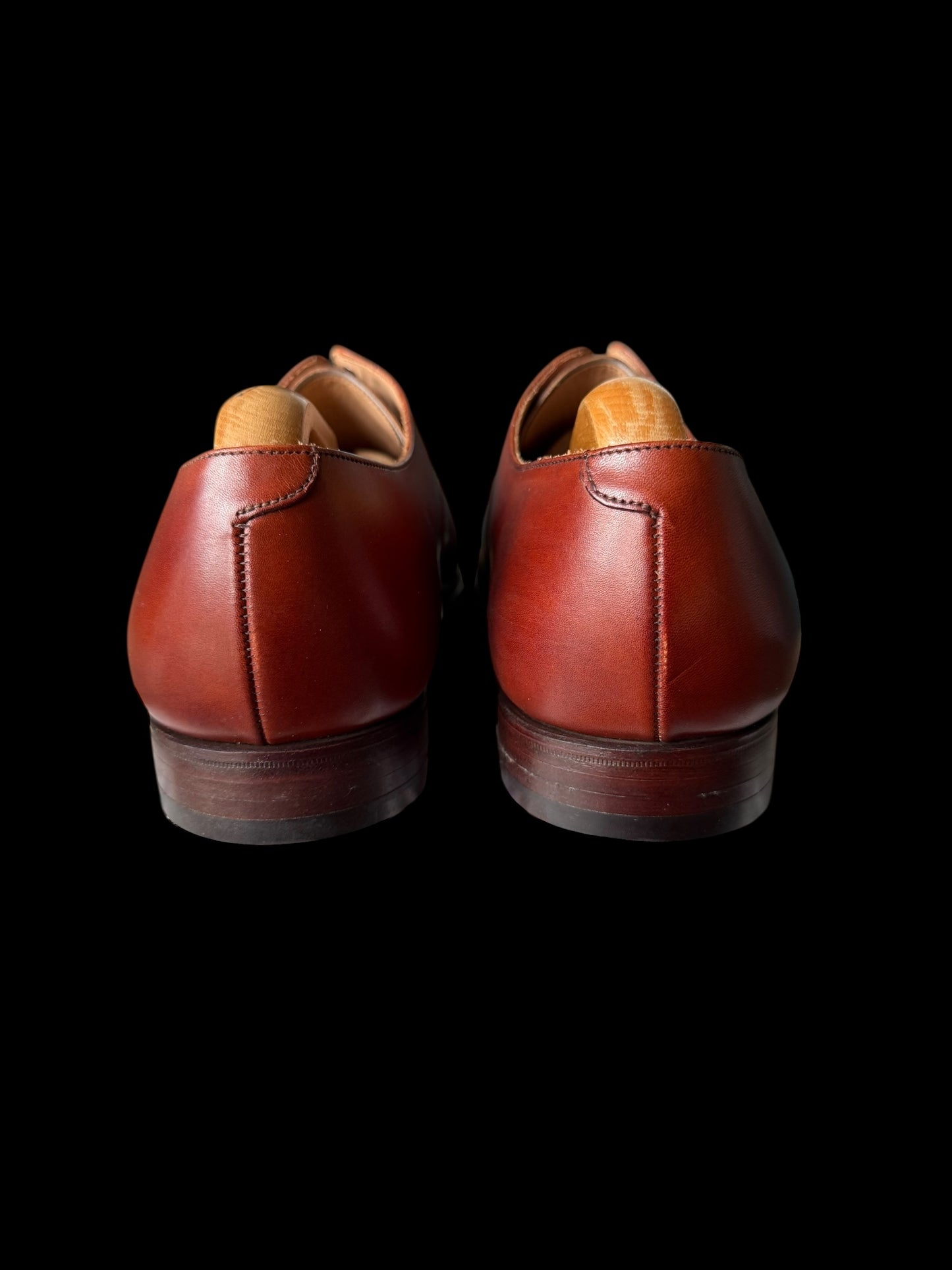 NEW Men’s Shipton & Heneage Calf Oxford Derby Shoes UK10 Tan Brown RRP £485