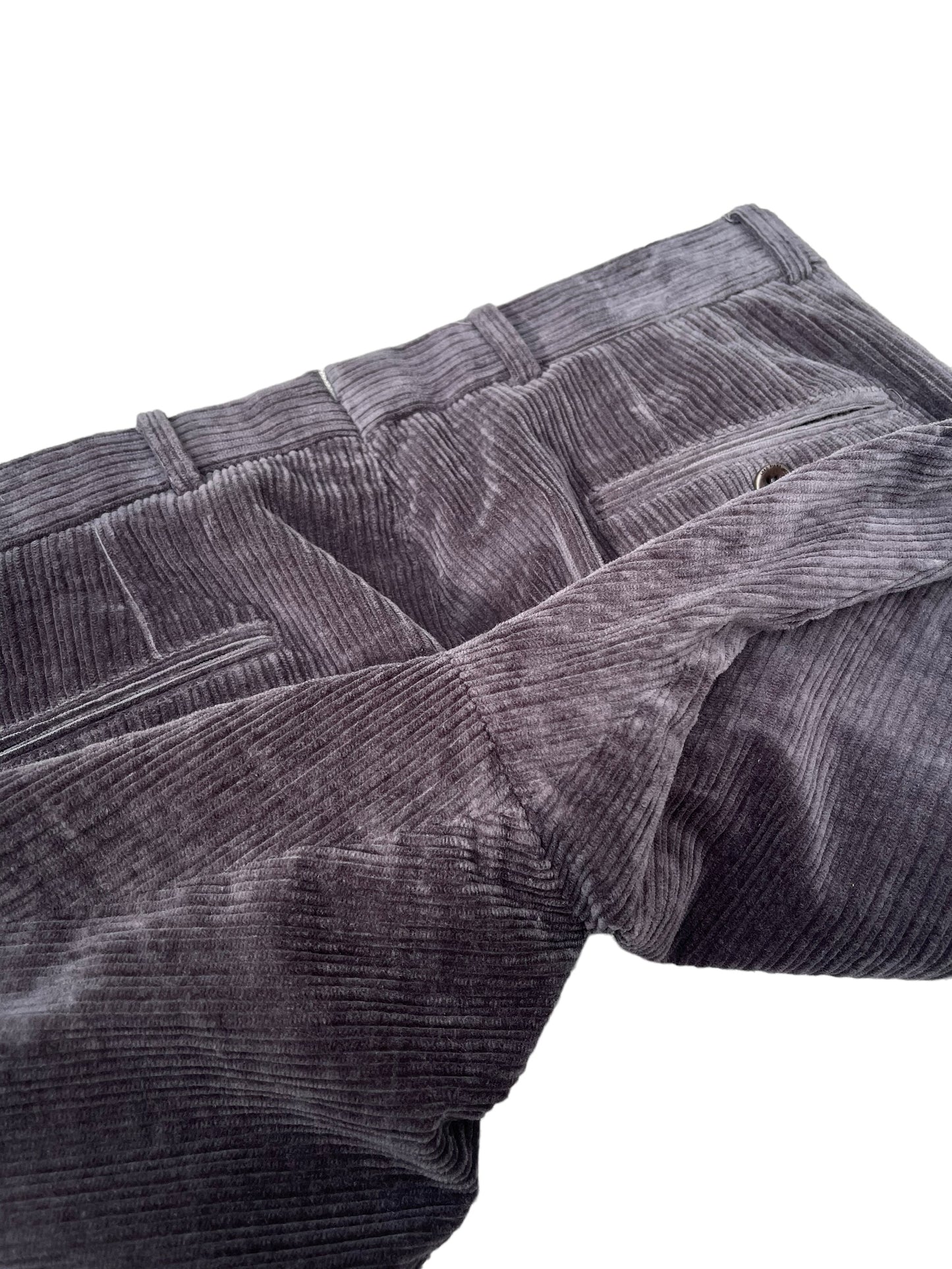 Mens Loro Piana Corduroy Trousers Size 50 Grey