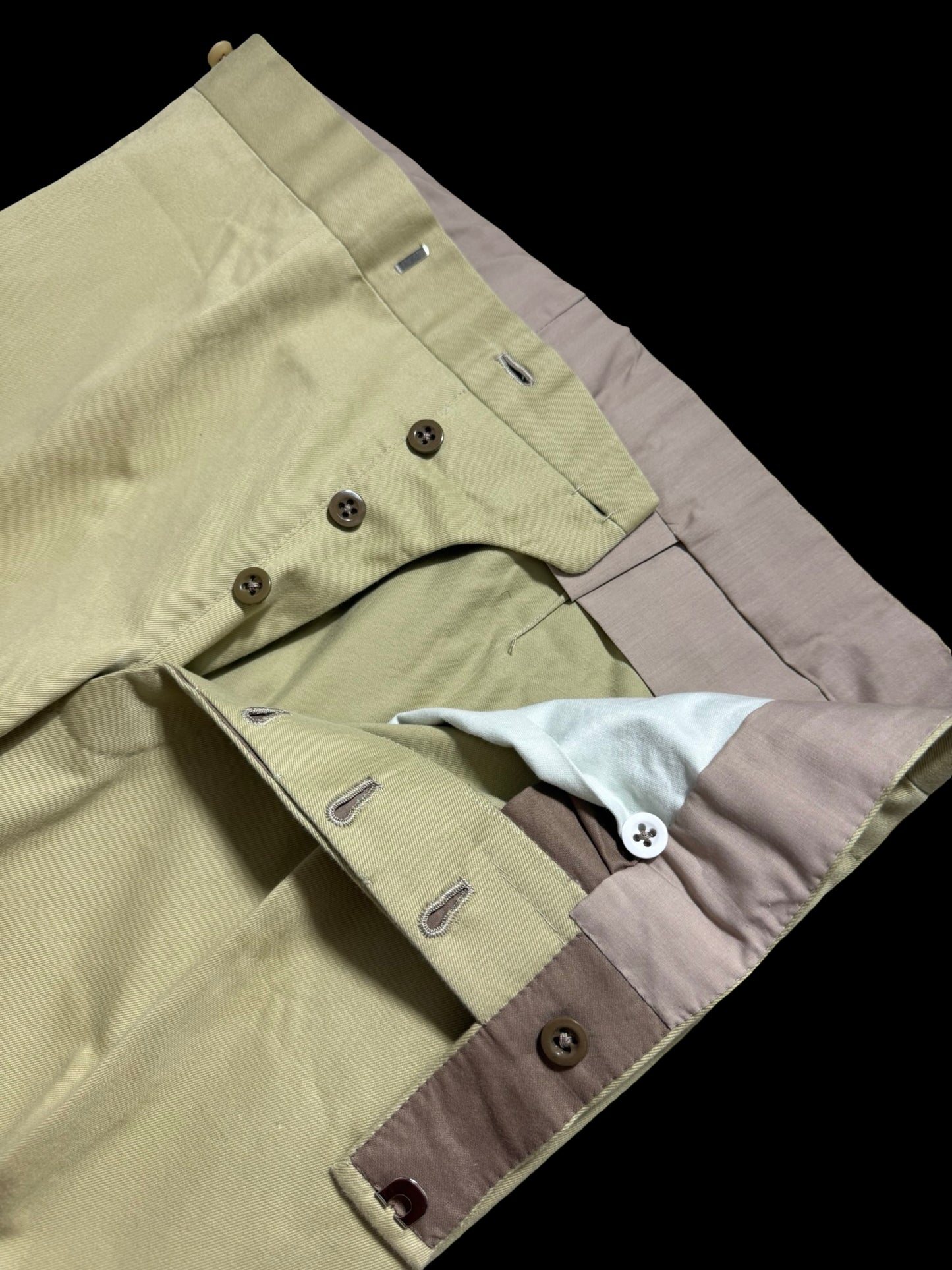 Bespoke Jones Chalk Dawson Meyer Mortimer Gabardine Twill Suit 37S / W32-34S