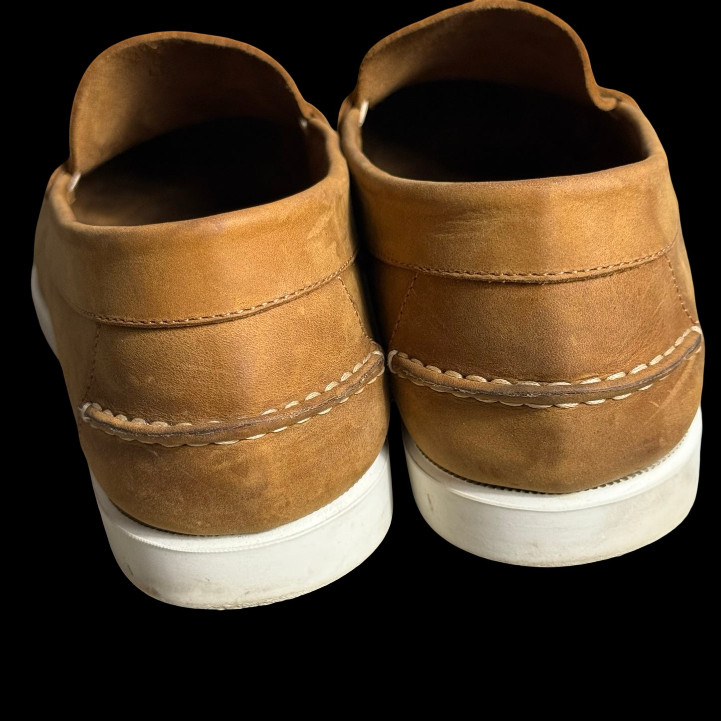 Velasca Milano Nubuck Leather Penny Loafers 40 UK6 Tan Brown Handmade In Italy