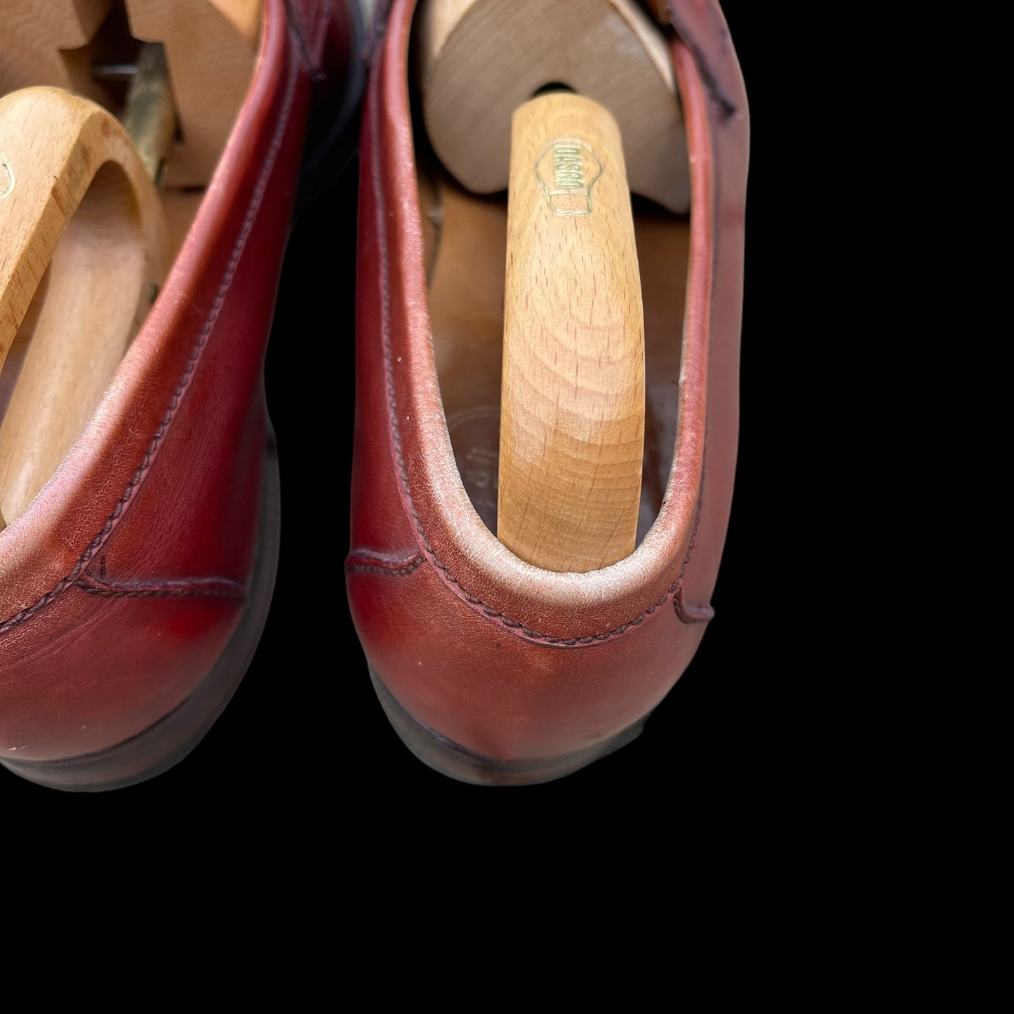 New & Lingwood Apron Loafers UK9.5 Vintage Chestnut Brown Penny