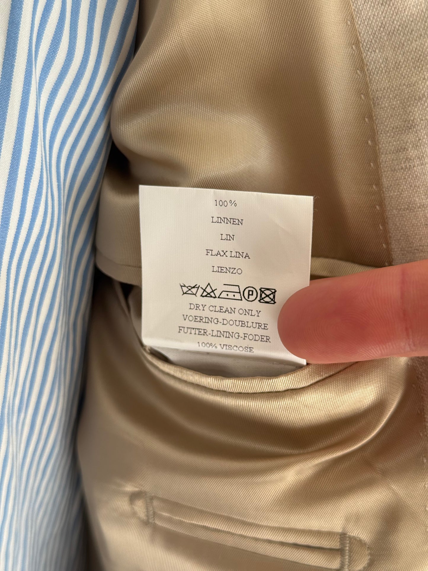 BNWOT Richard James Savile Row X Baird Mcnutt Irish Linen Sport Coat 42R