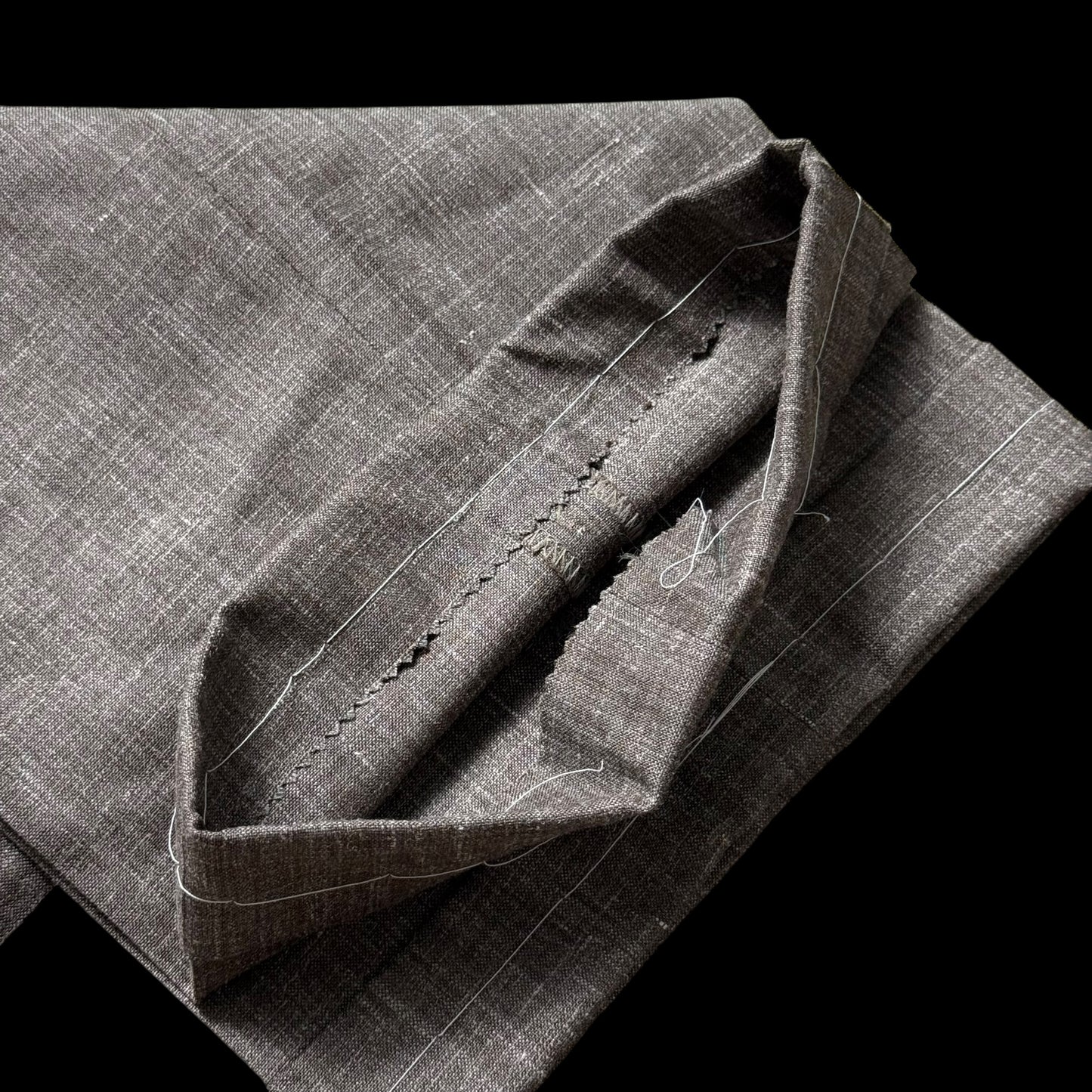 NEW Men’s Brioni Megeve Slim Wool Silk Linen Suit Trousers 58 UK40” Brown