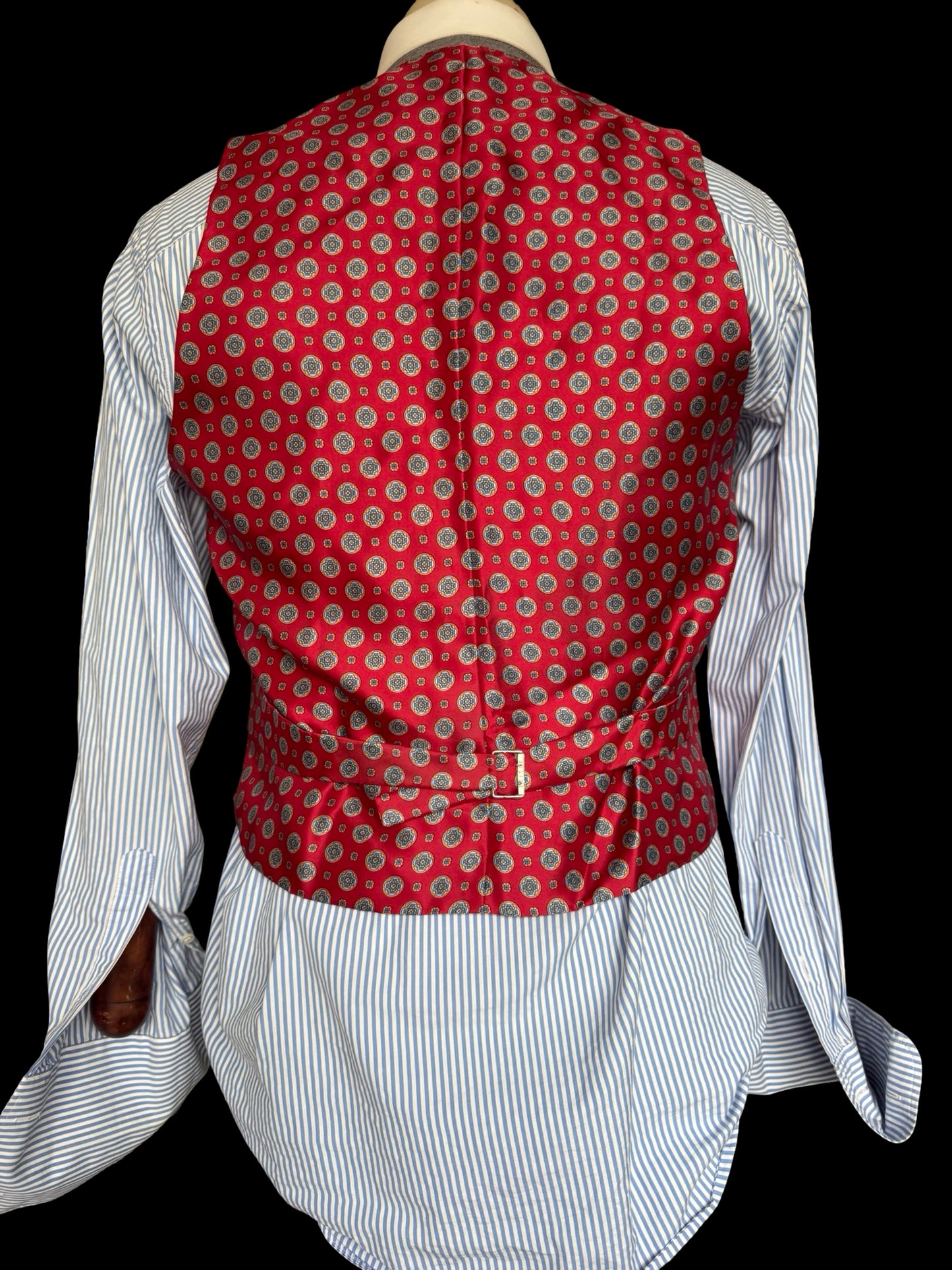 Bespoke Kent & Haste Savile Row Waistcoat & Trousers 40” / W36” Light Grey