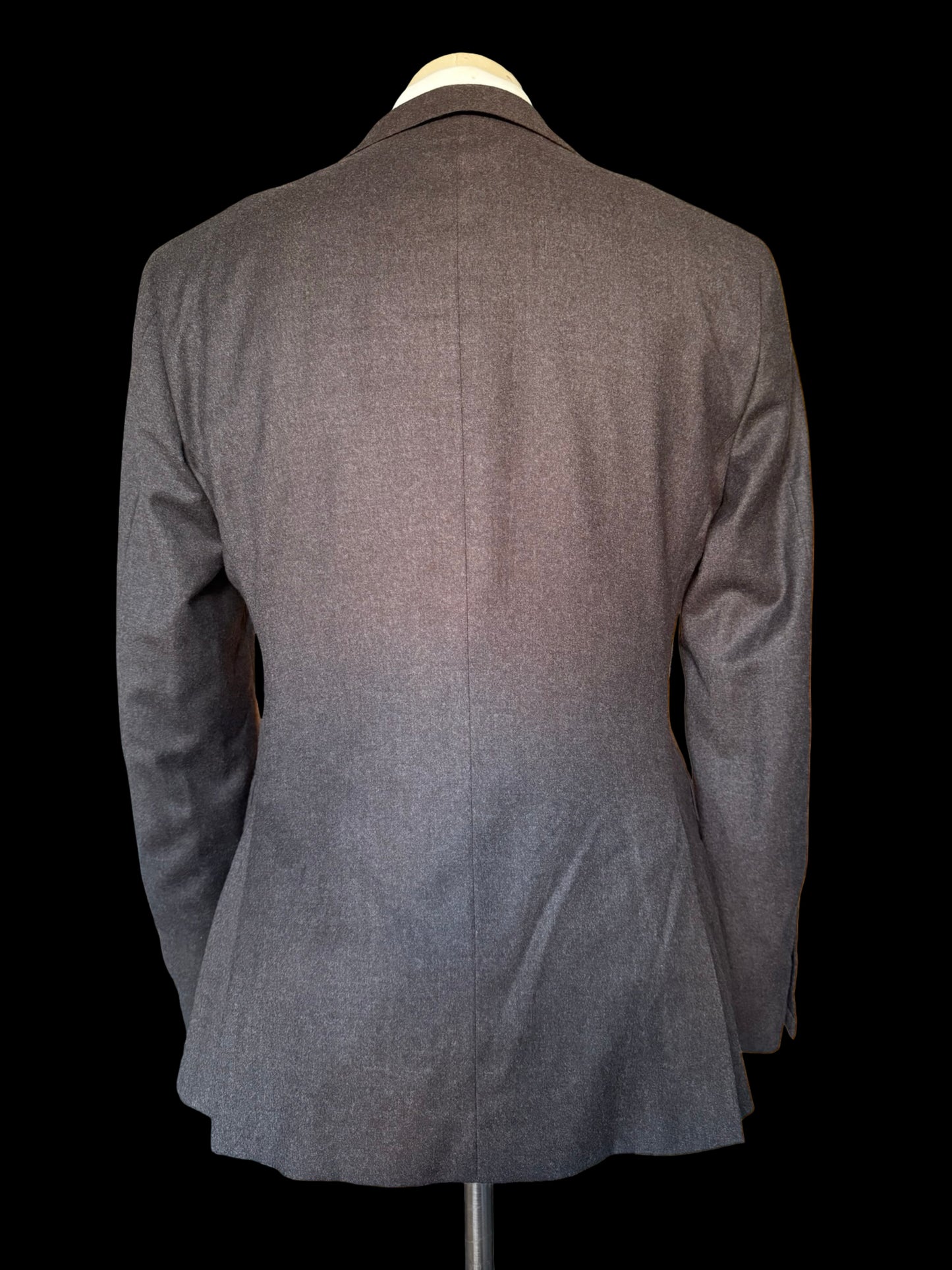 Bespoke Clements & Church 3PC Suit 39L/ W33L Drago Skyfall 007 Brown Flannel Wool
