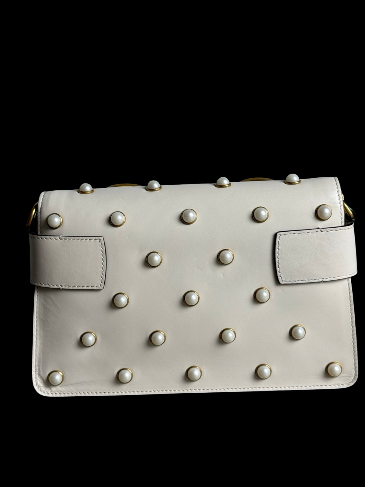 Gucci Queen Margaret Broadway Shoulder Bag Bee Pearls RRP £2250