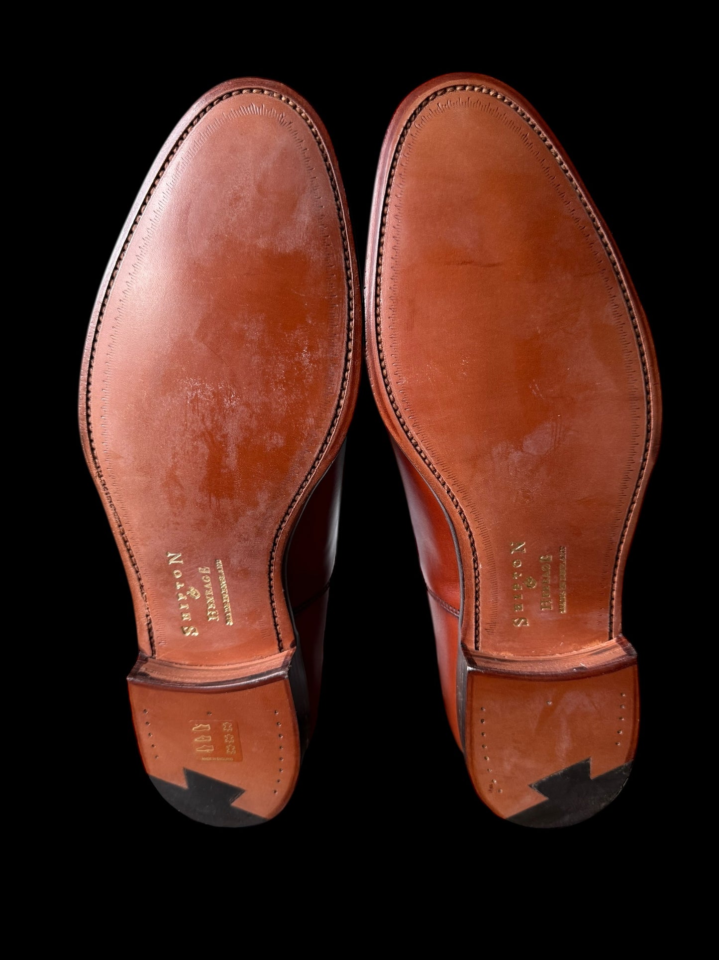 NEW Men’s Shipton & Heneage Calf Oxford Derby Shoes UK10 Tan Brown RRP £485