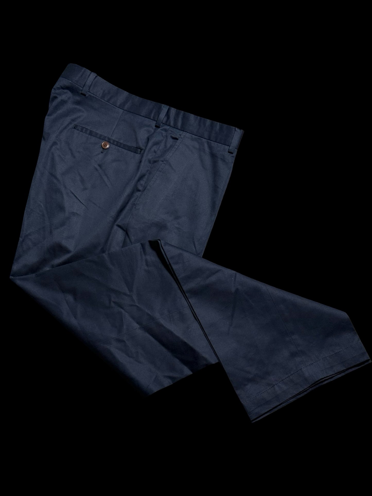 Men’s Ralph Lauren Purple Label Wool Chinos 36 X 30” Navy Blue
