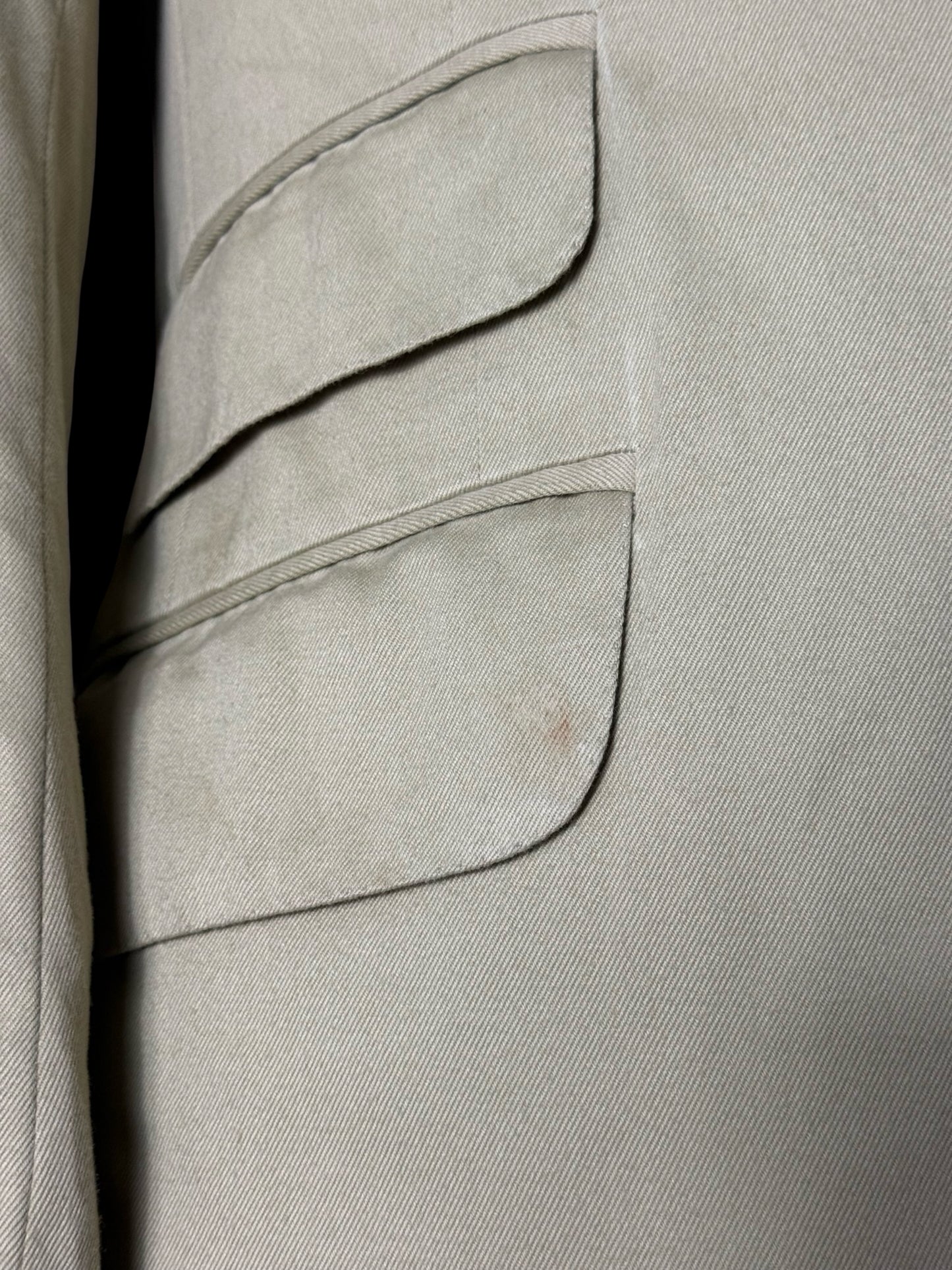 Bespoke Jones Chalk Dawson Meyer Mortimer Gabardine Twill Suit 37S / W32-34S