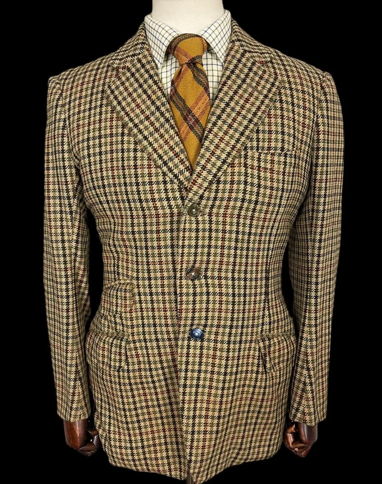 Frank Hall Bespoke Tweed Jacket 36/37R 1980’s