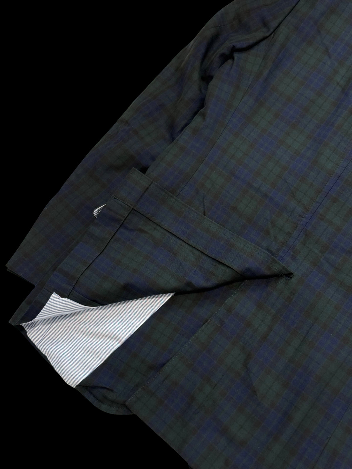 Men’s Brooks Brothers “Own Make” Blackwatch Tartan Sport Coat 36R Made In USA