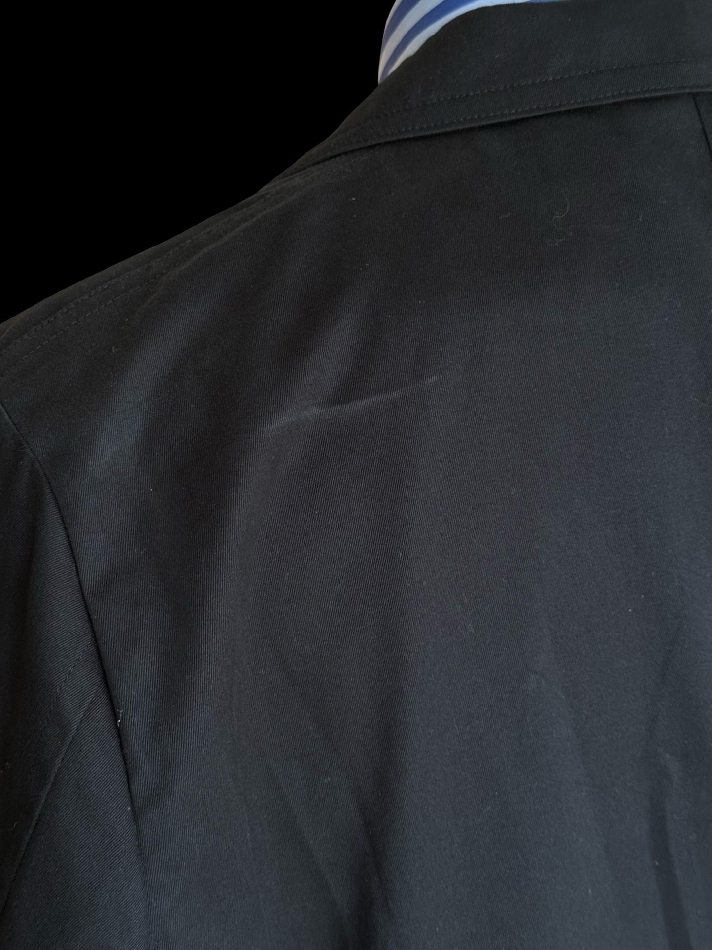 Welsh & Jefferies Savile Row Black Unstructured Sport Coat 44R Cotton