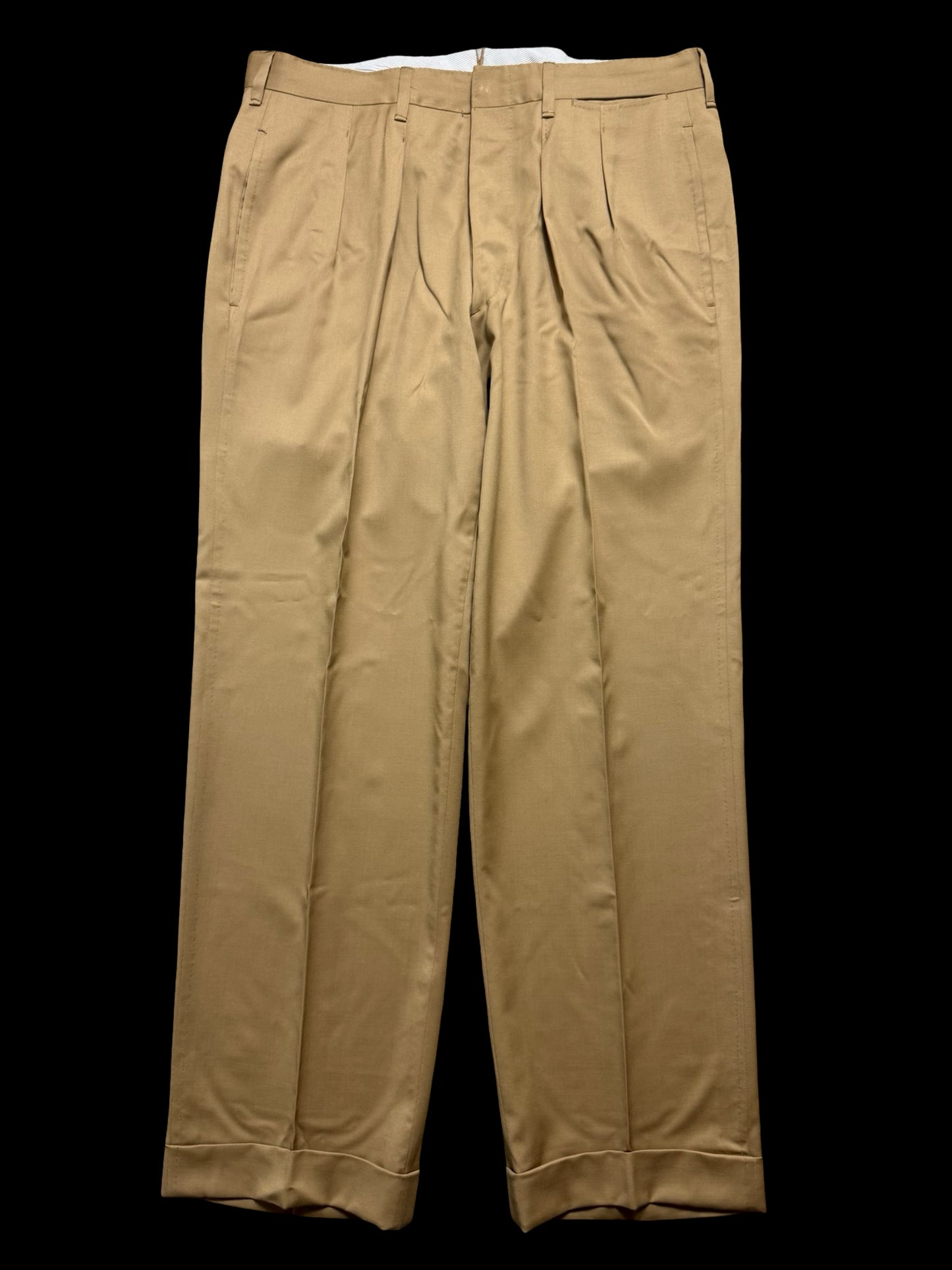Bespoke Tommy Giulio Caraceni Tan Brown Suit 41S/ W34” 2 Roll 3