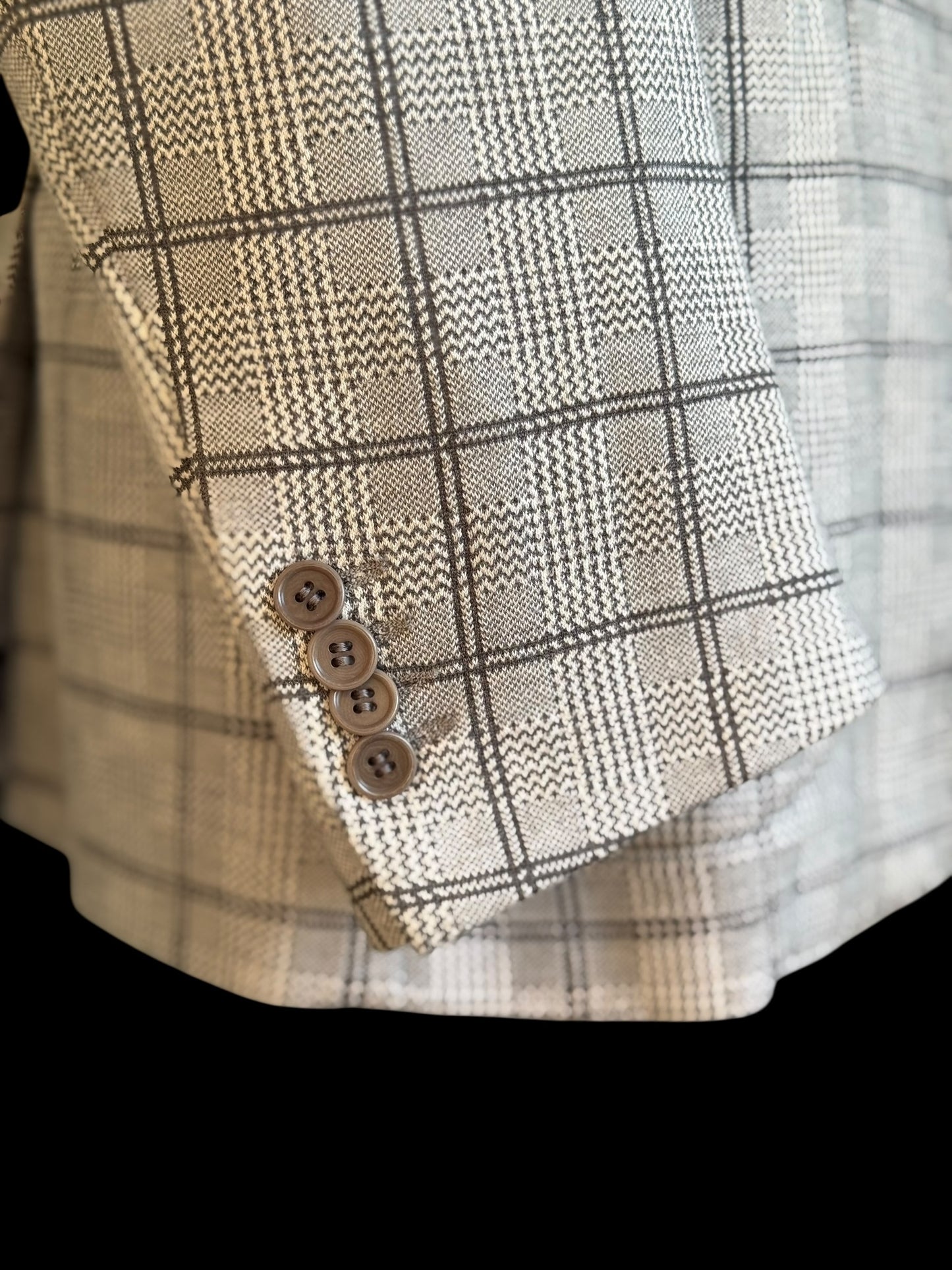 Men’s Brioni Jersey Cotton Silk Sportcoat XXL Slim Fit Glen Plaid Check RRP £5k