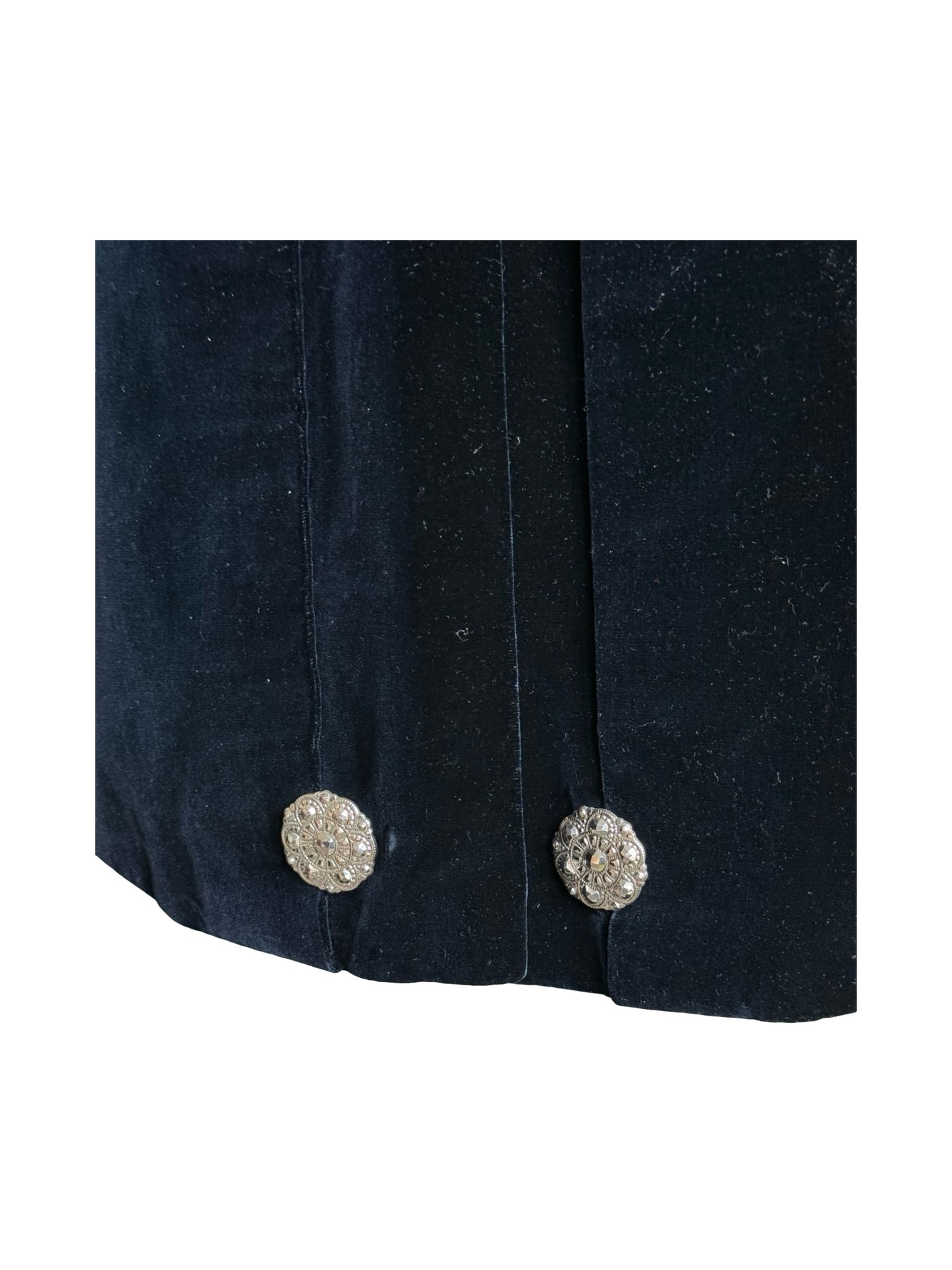 Bespoke Hill Brothers Edwardian Midnight Blue Velvet Court Suit 36” / W32”