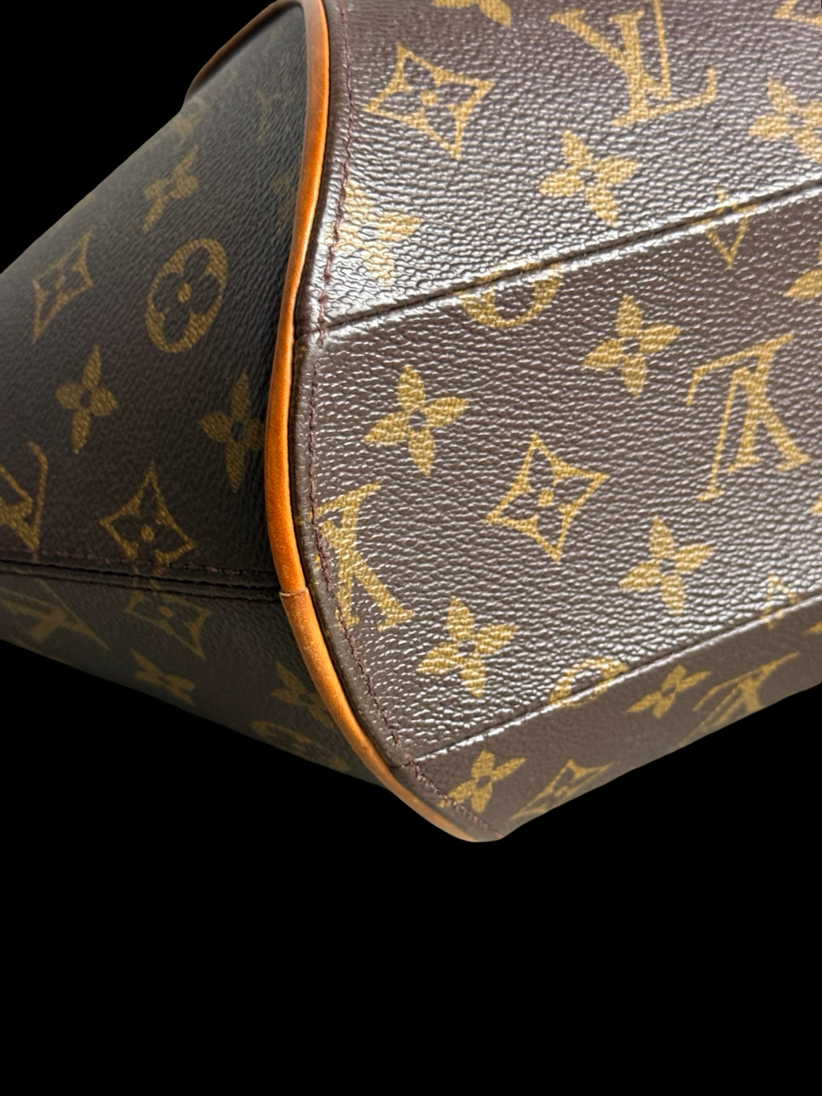 Louis Vuitton Ellipse MM Monogram Canvas Top Handle Bag Vintage 1998