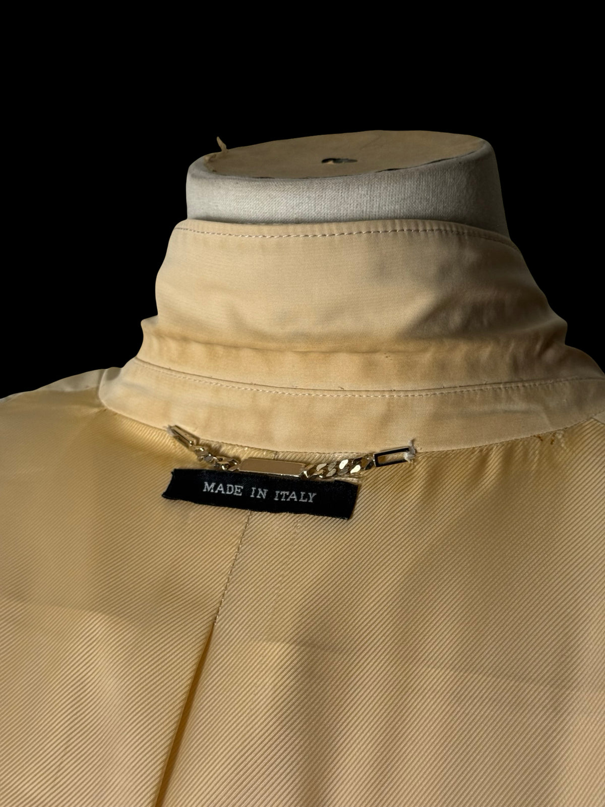 Vintage Women’s Gucci Tom Ford Era Cream Safari Jacket Belted IT46 UK14 Rare