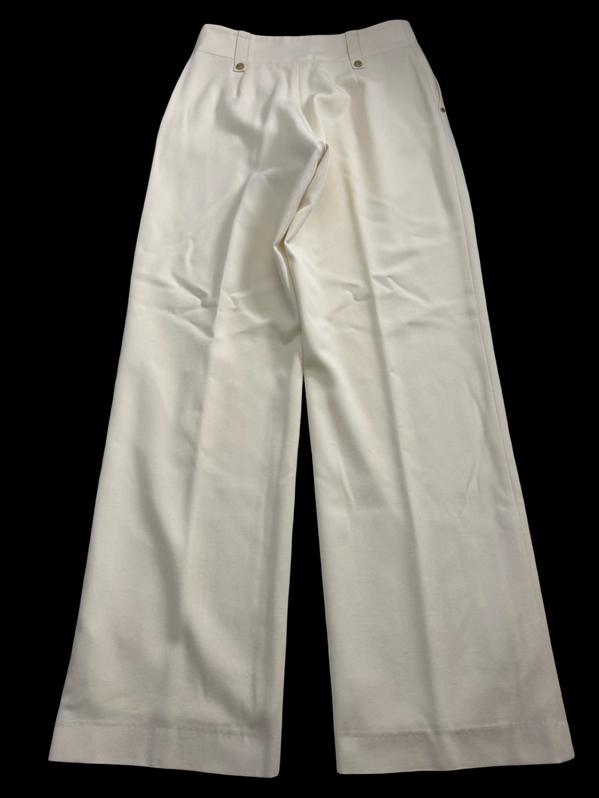 BNWT Holland Cooper High Waisted Straight Trousers UK14 Ivory RRP £299