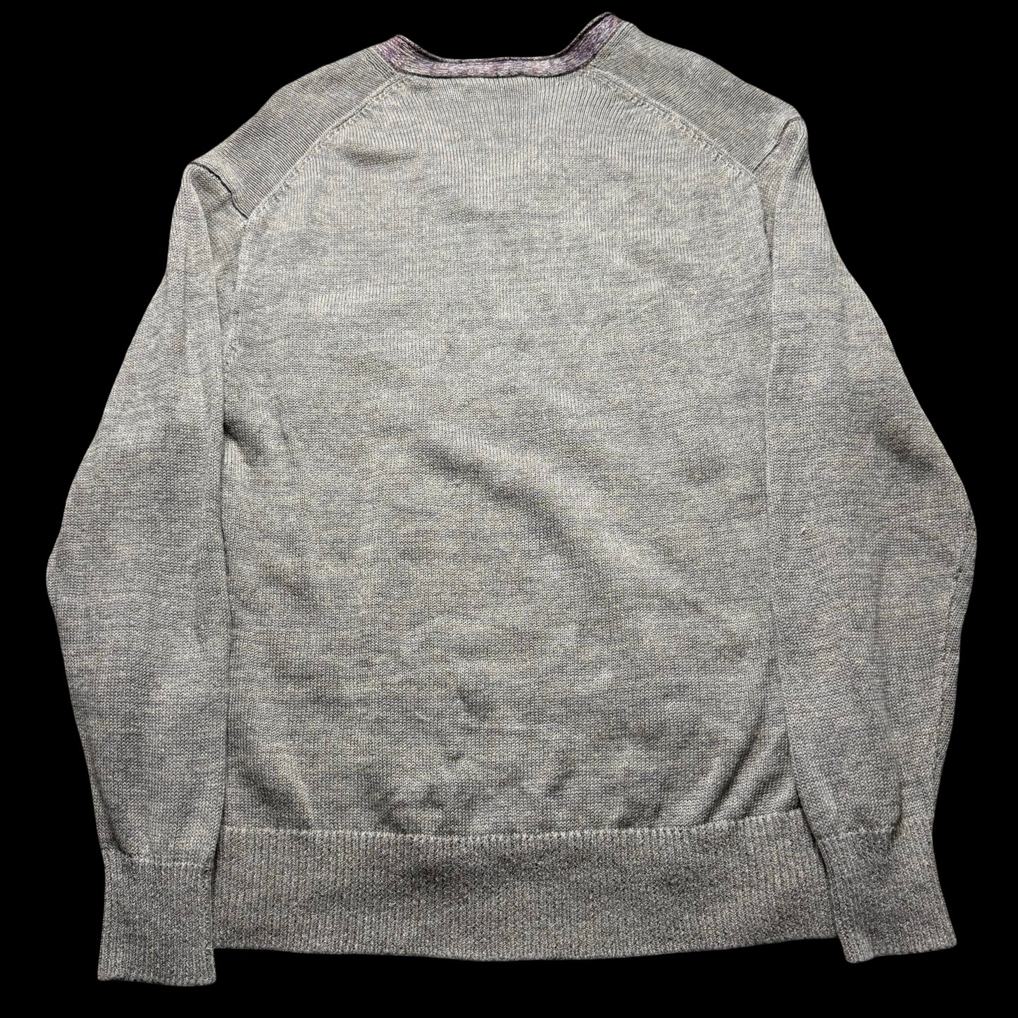 Inis Meain Linen Long Sleeve Henley Top Size XL Made In Ireland