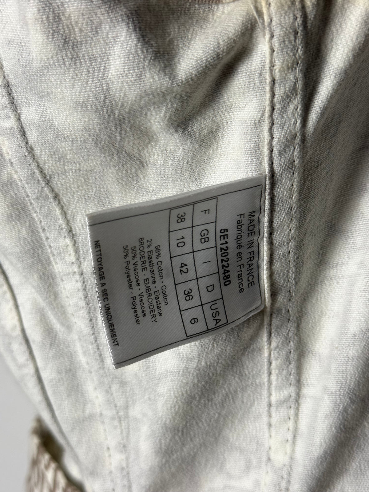 Christian Dior John Galliano SS2005 Monogram Jacket UK10 IT42 Belted Archival