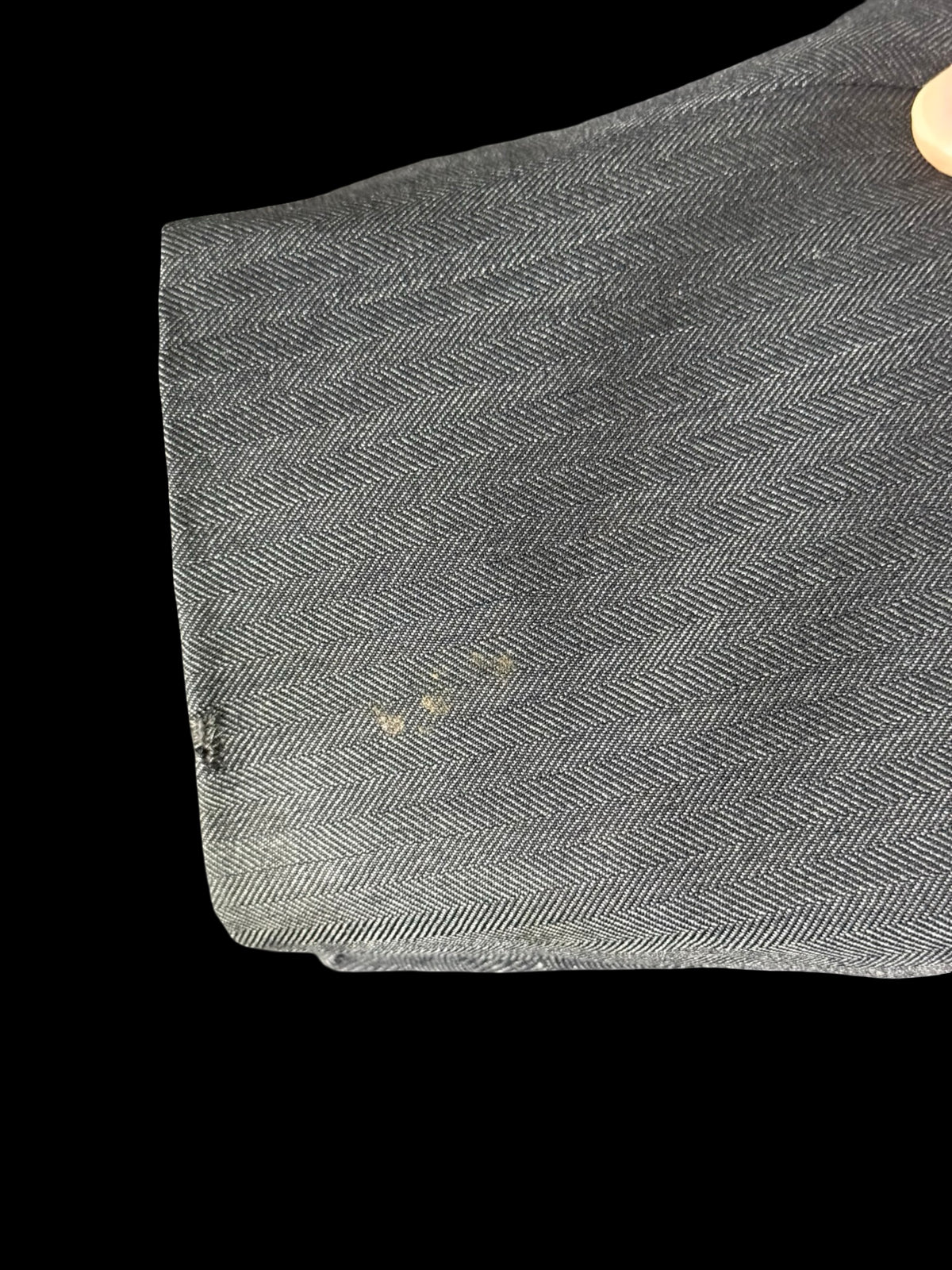 Bespoke Hayward Mid Grey Herringbone Suit 44R / W38R Savile Row 3 Btn